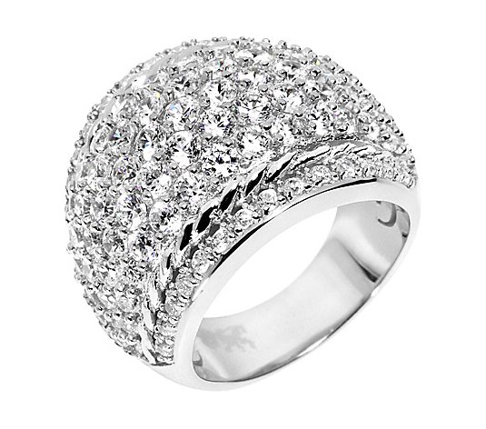 besetzt mit funkelnden Steinen Superschöner Ring Silber 925 
