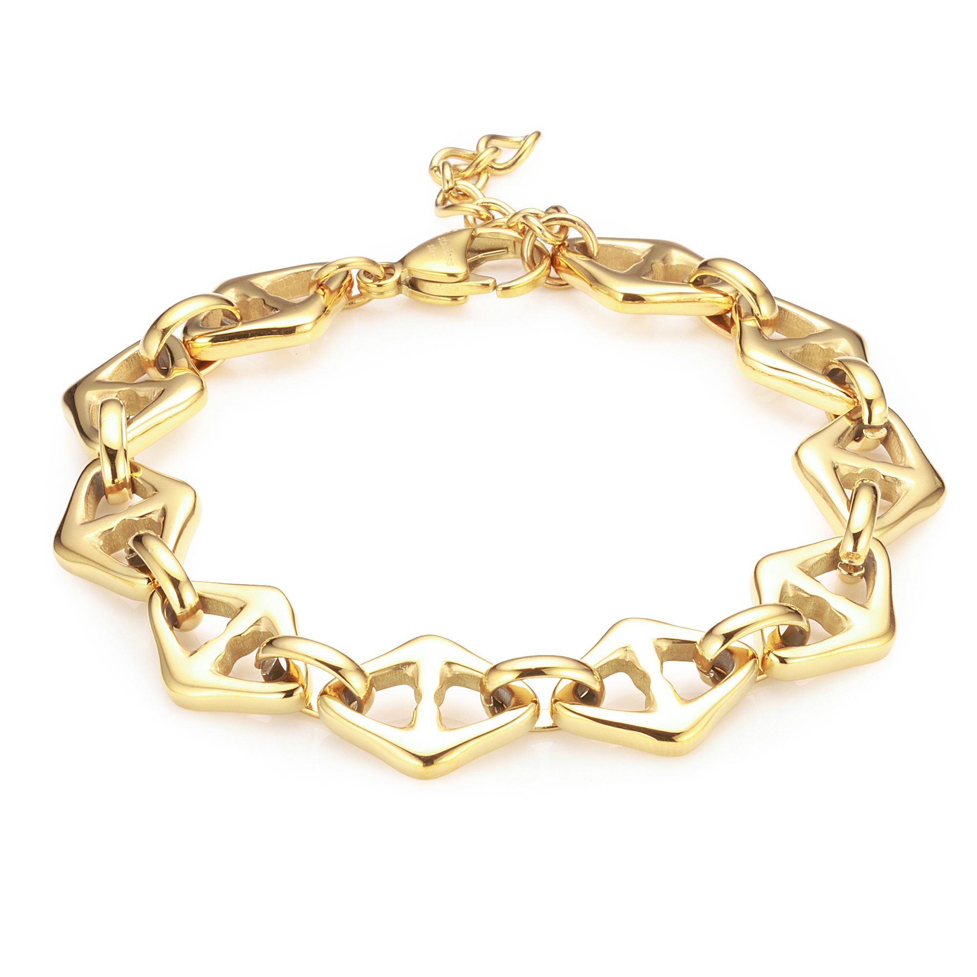 STEFFEN SCHRAUT Armband Länge ca. 18+3cm poliert Edelstahl