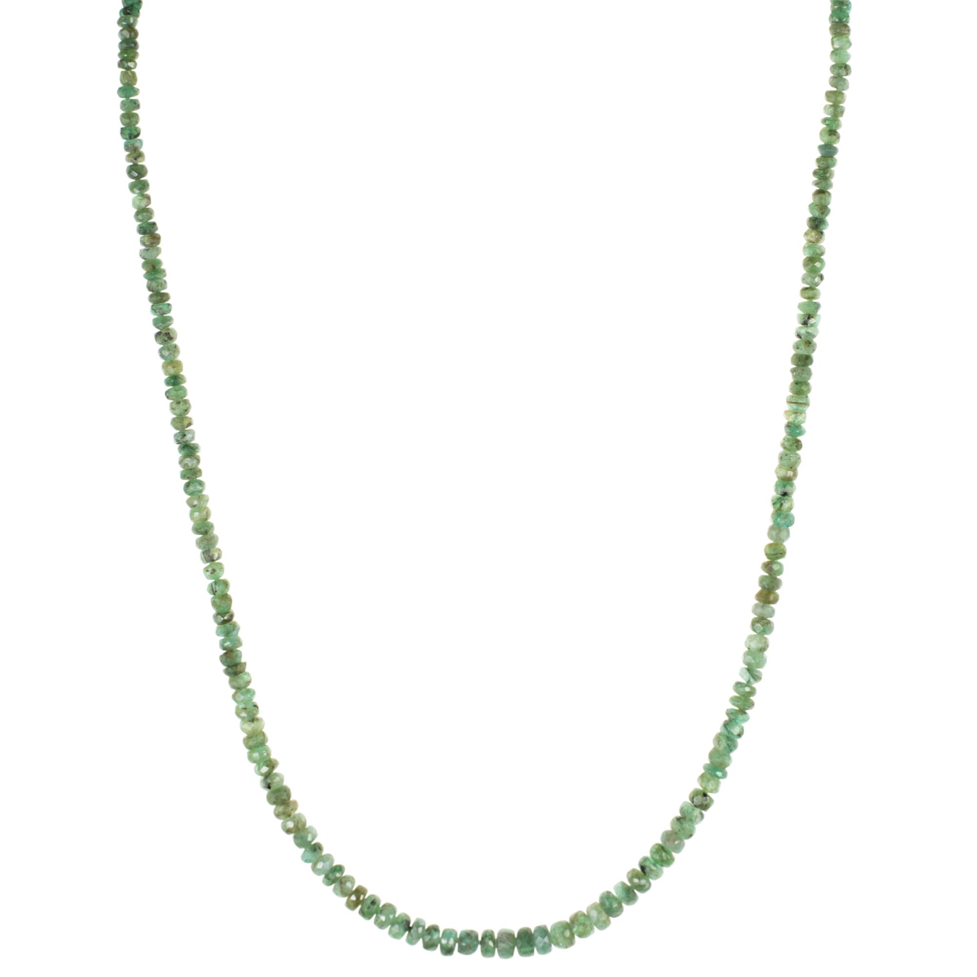 THOMAS & SOHN Edelsteine ca.52,00ct Collier facettiert Silber vergoldet