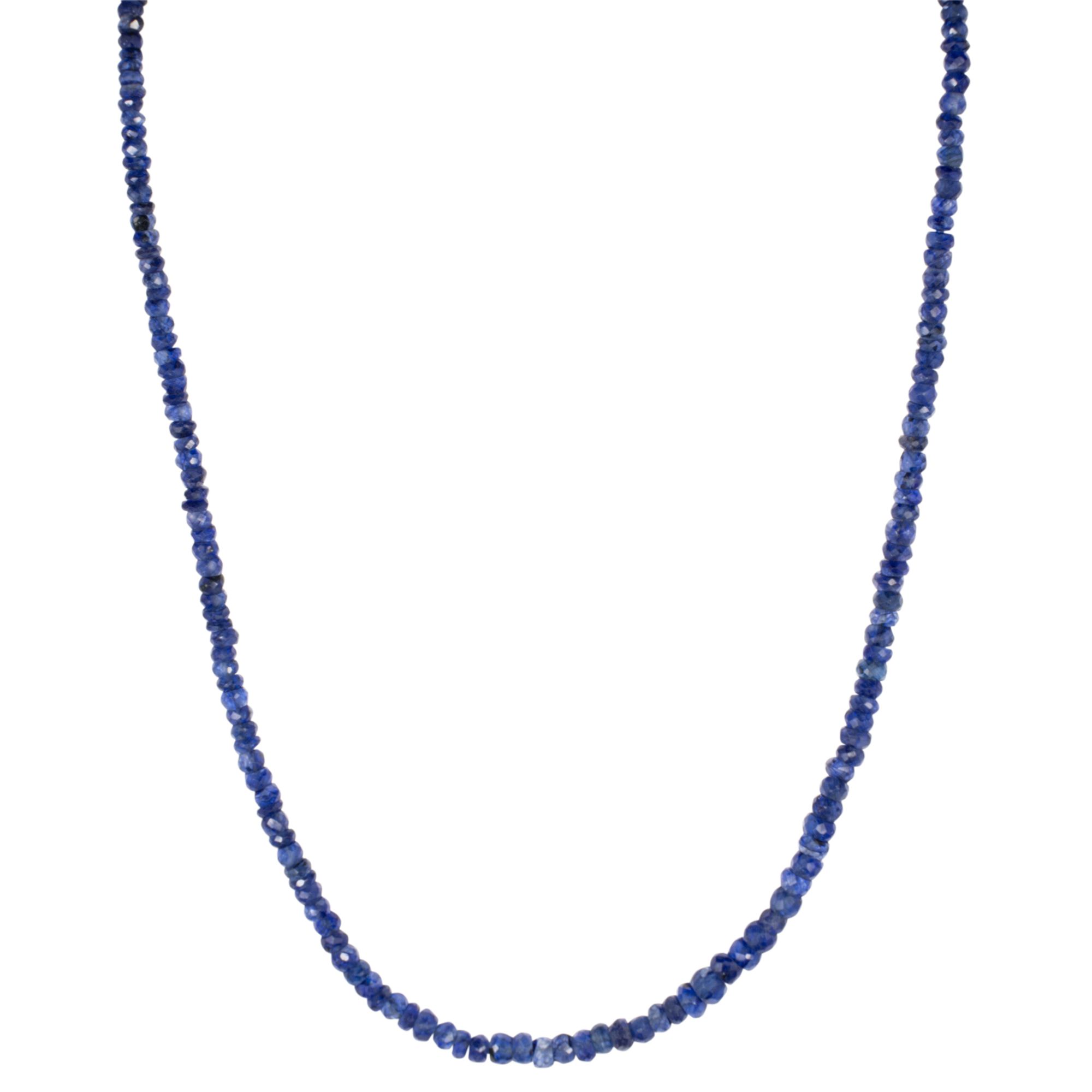 THOMAS & SOHN Edelsteine ca.52,00ct Collier facettiert Silber vergoldet