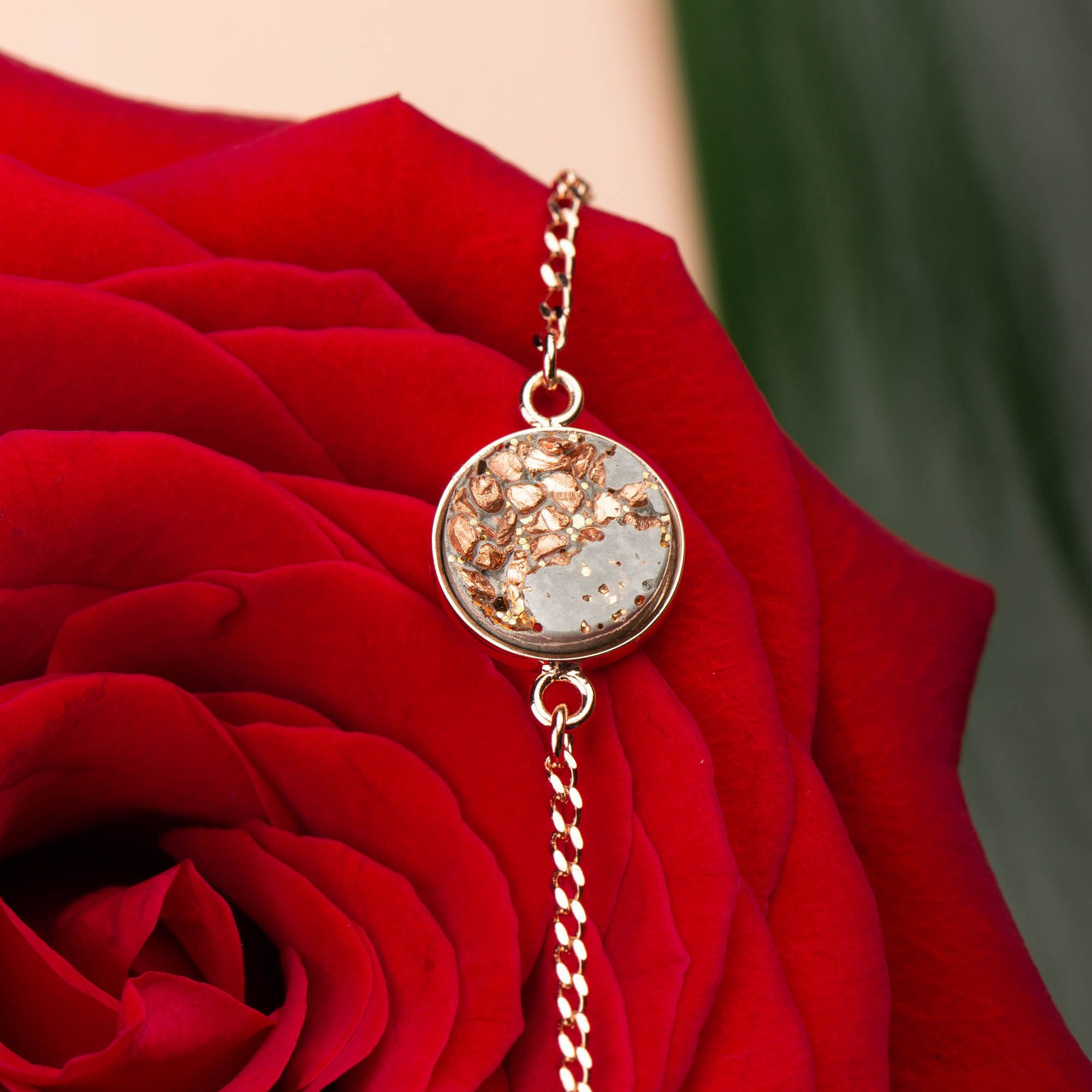 CONCRETE JUNGLE® Betonschmuck Armband LIA Silber 925 QVC.de