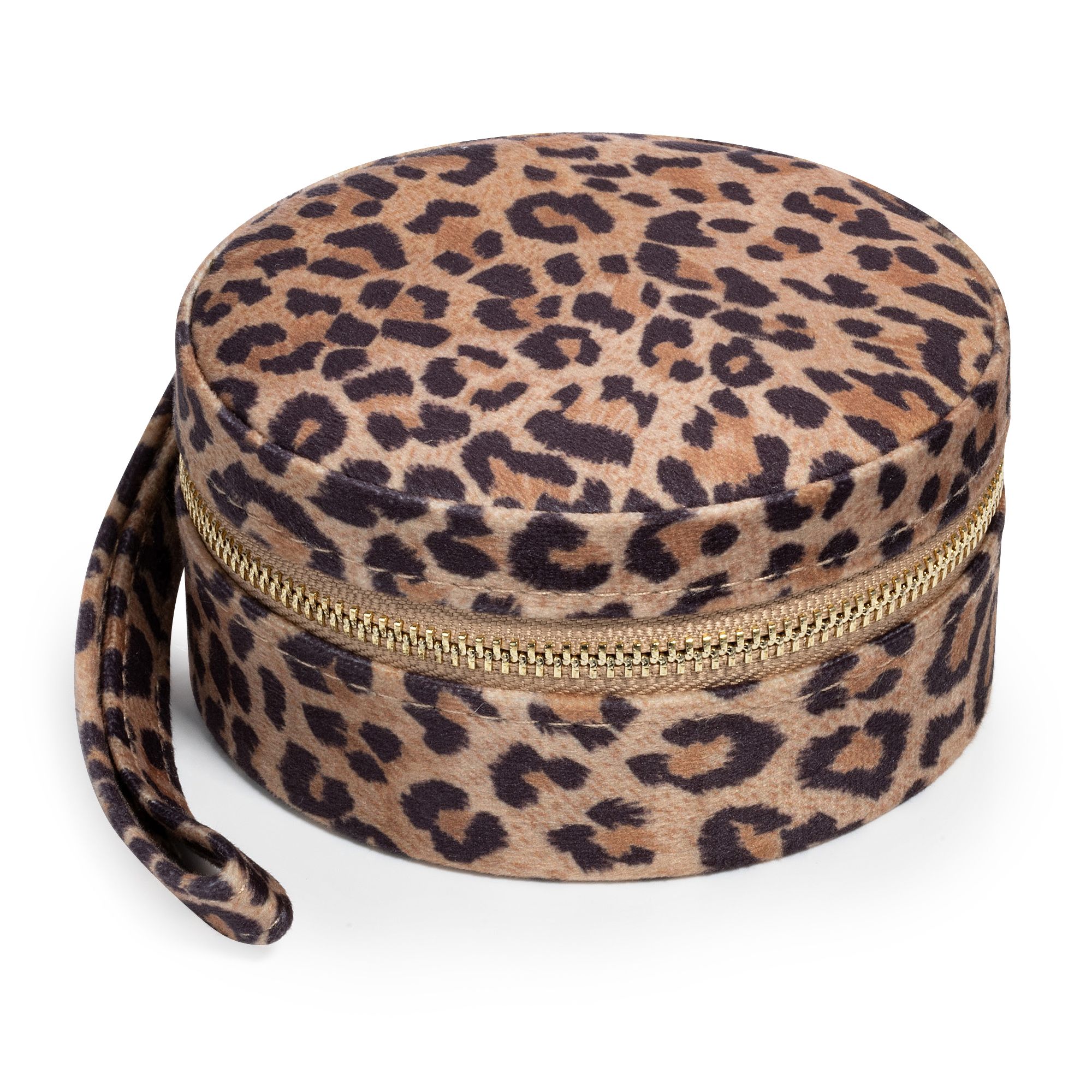 STEFFEN SCHRAUT Jewelry Travel Case mit Spiegel Leomuster Samt