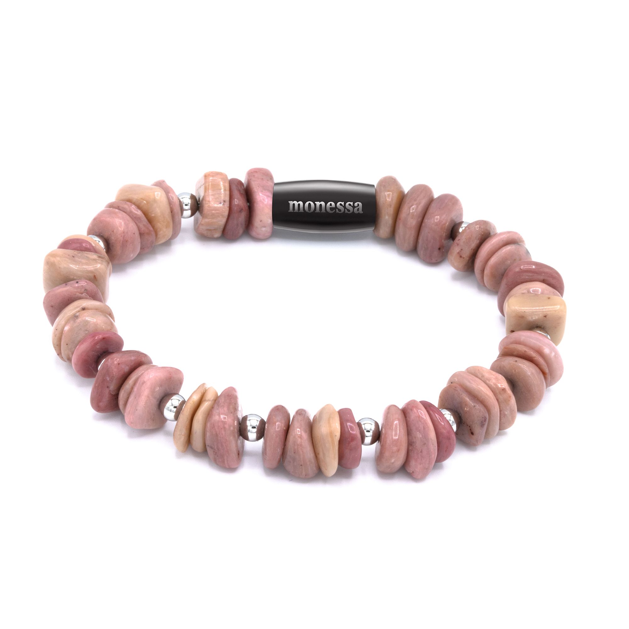 MONESSA Armband Edelsteine Splitter Magnetverschluss