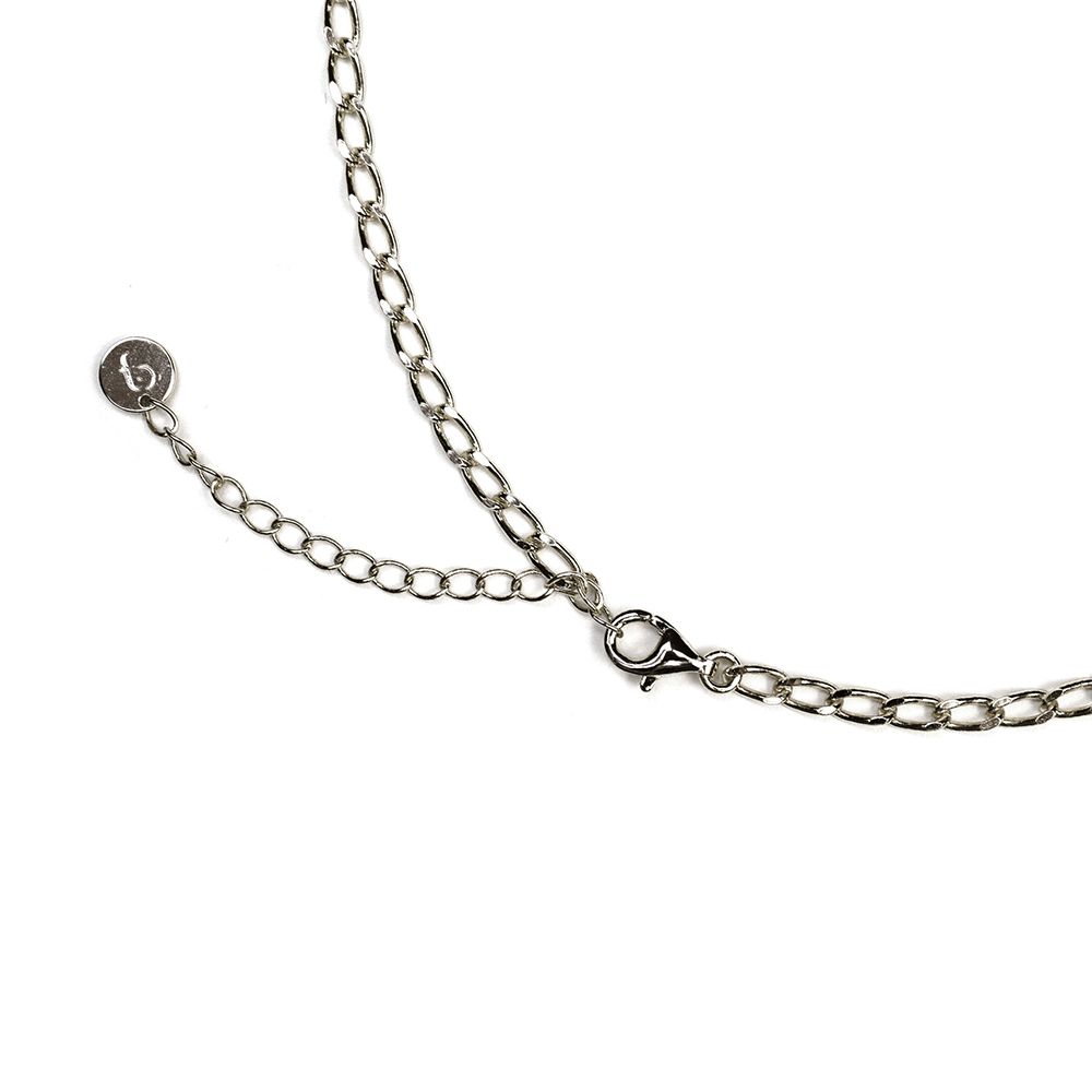 CONCRETE JUNGLE® Betonschmuck Anhänger mit Kette JASMINA Silber 925