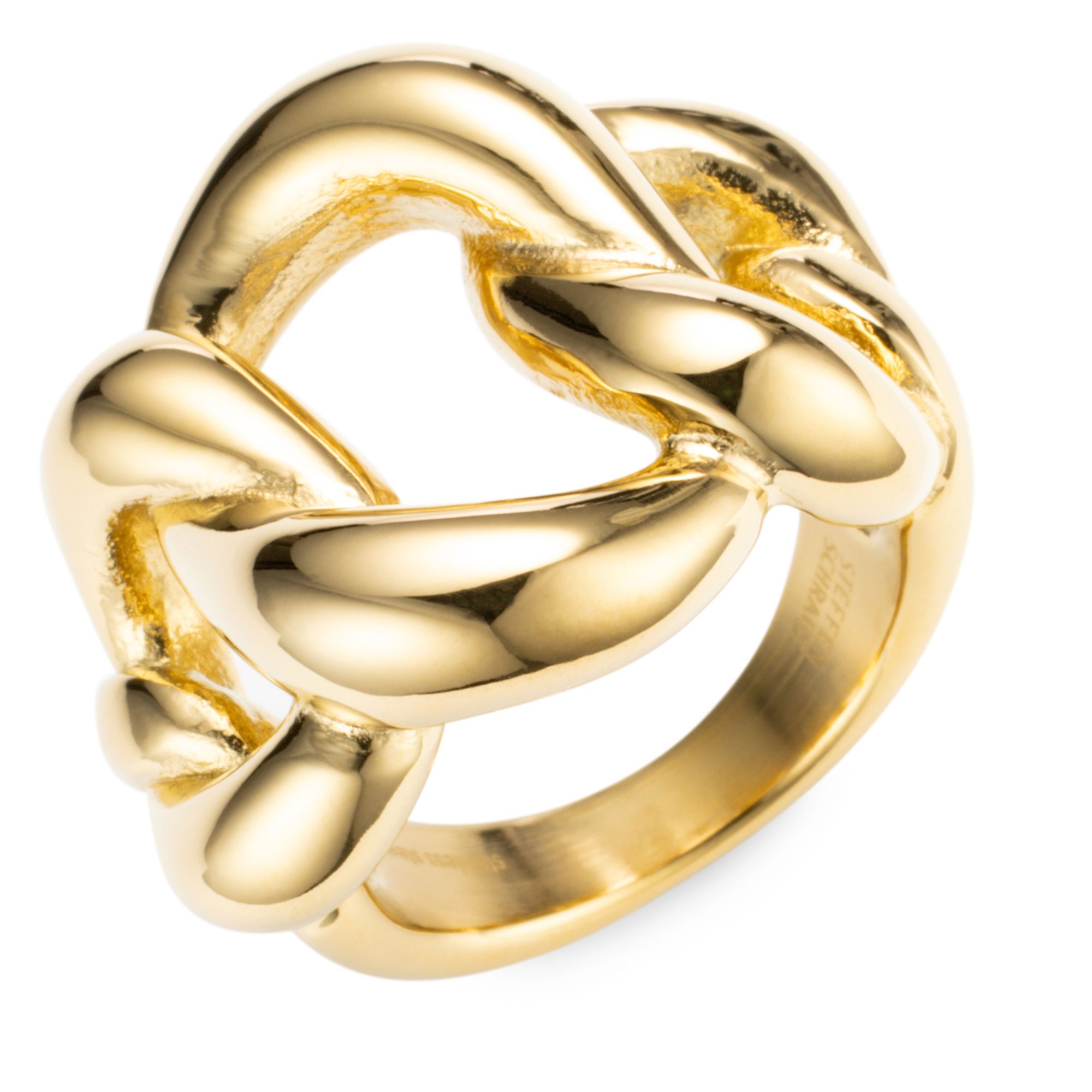 STEFFEN SCHRAUT Ring Kettendesign poliert Edelstahl