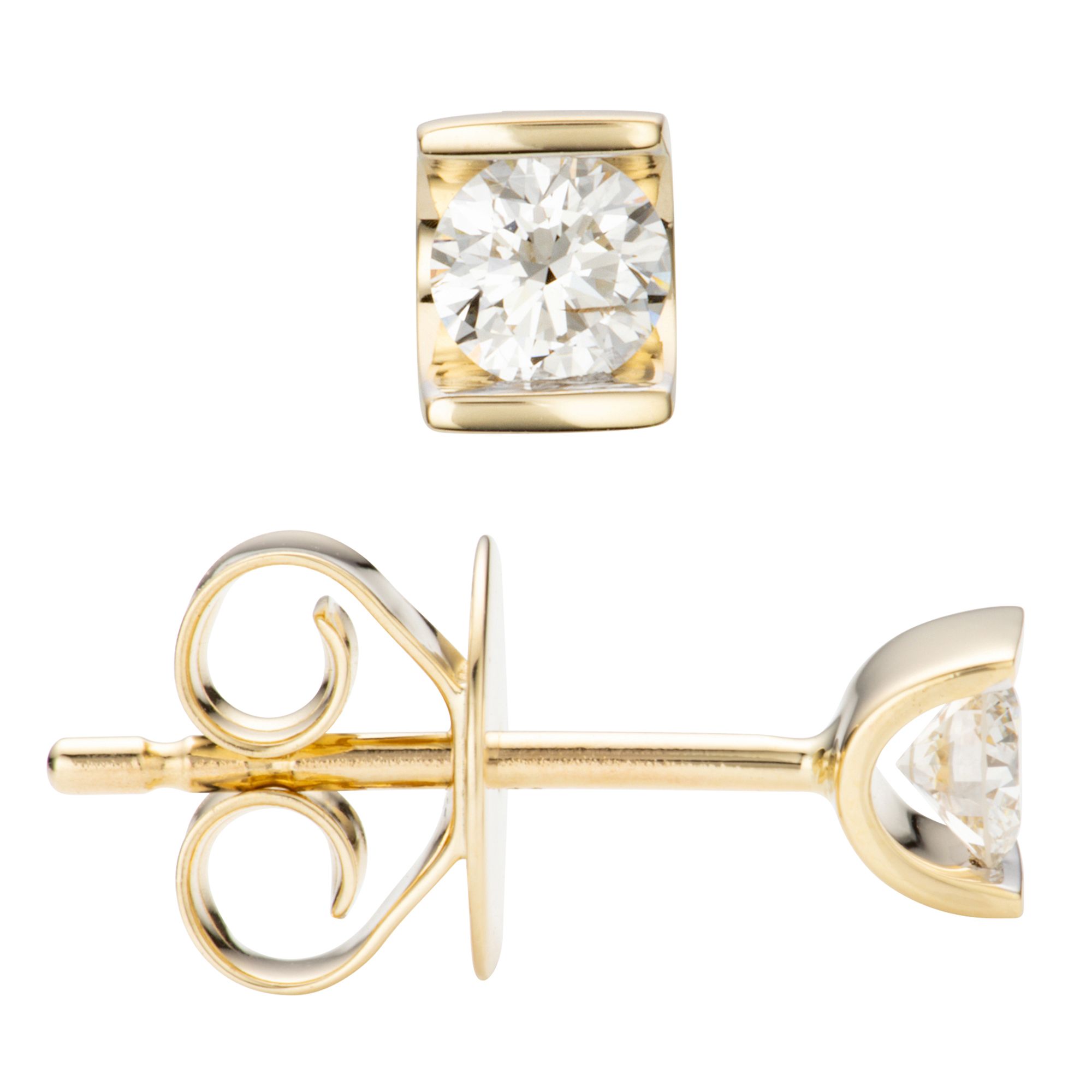 DIAMOUR Ohrstecker 2 Brillanten zus. ca. 0,25ct Gold 585