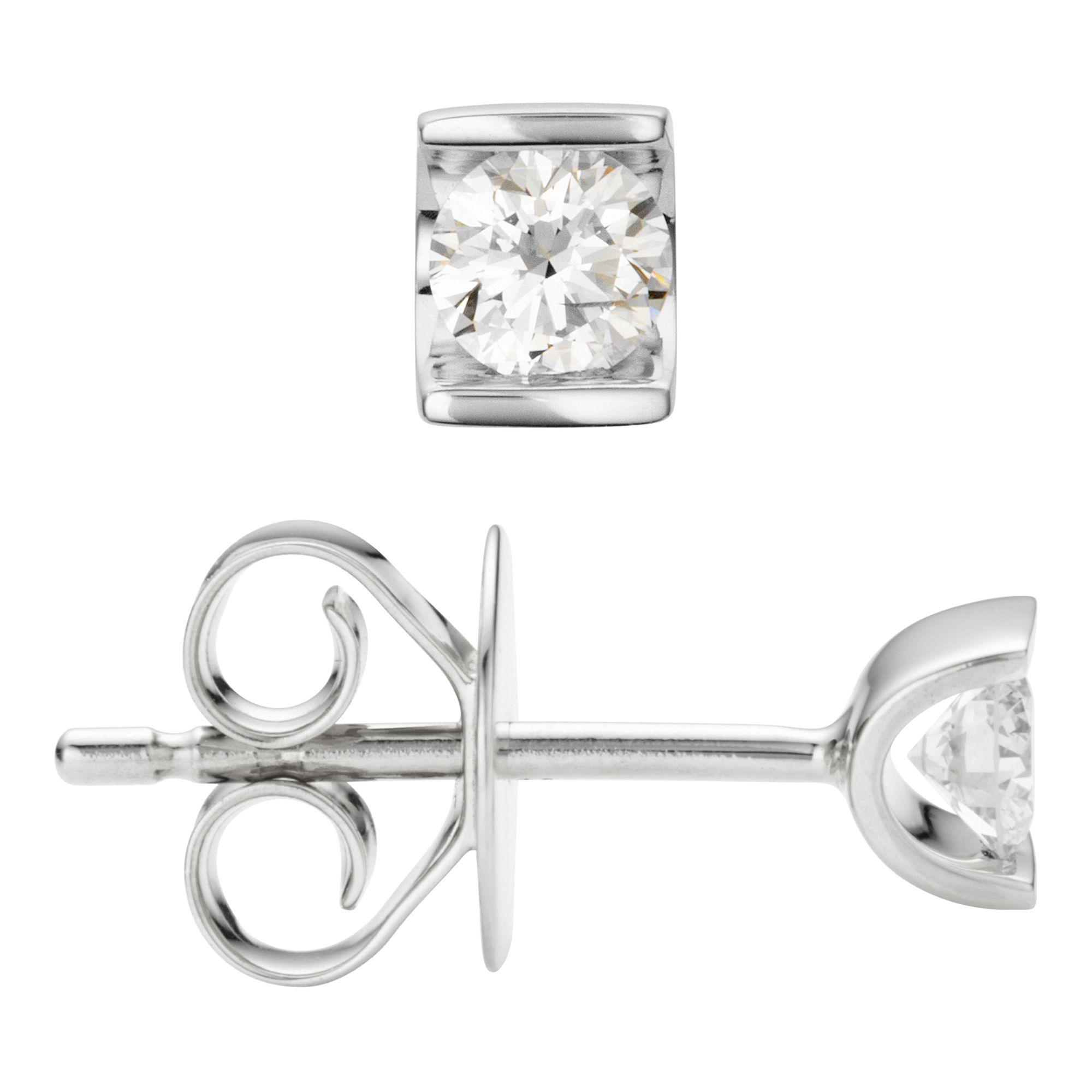 DIAMOUR Ohrstecker 2 Brillanten zus. ca. 0,25ct Gold 585