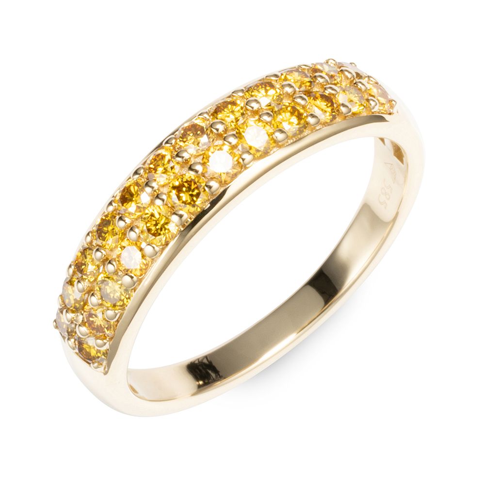 GOLDSCHMUCK FÜR MICH Ring 24 Brillanten zus. ca. 0,70ct Gold 585