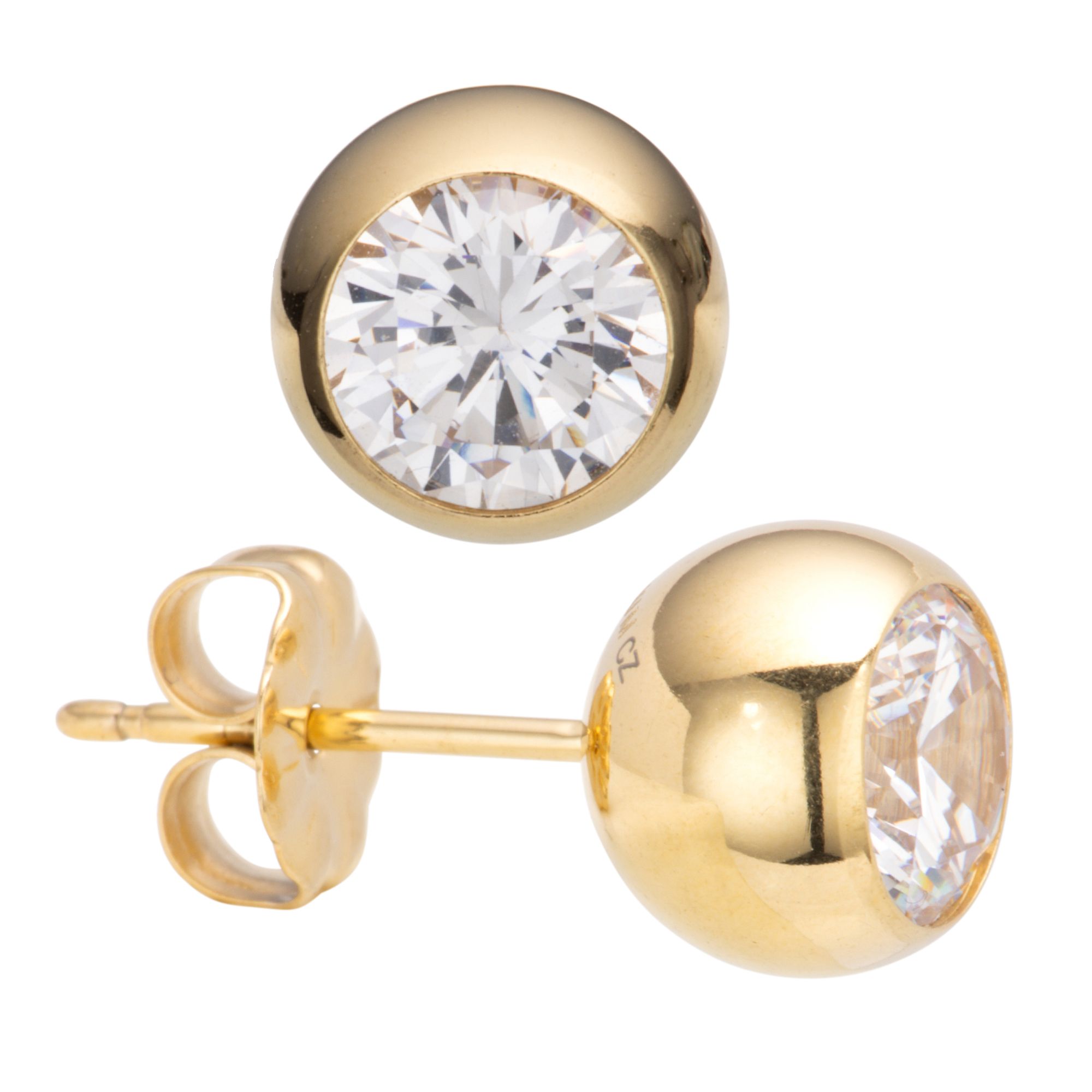 DIAMONIQUE® TITAN Ohrstecker = 1,80ct Brillantschliff