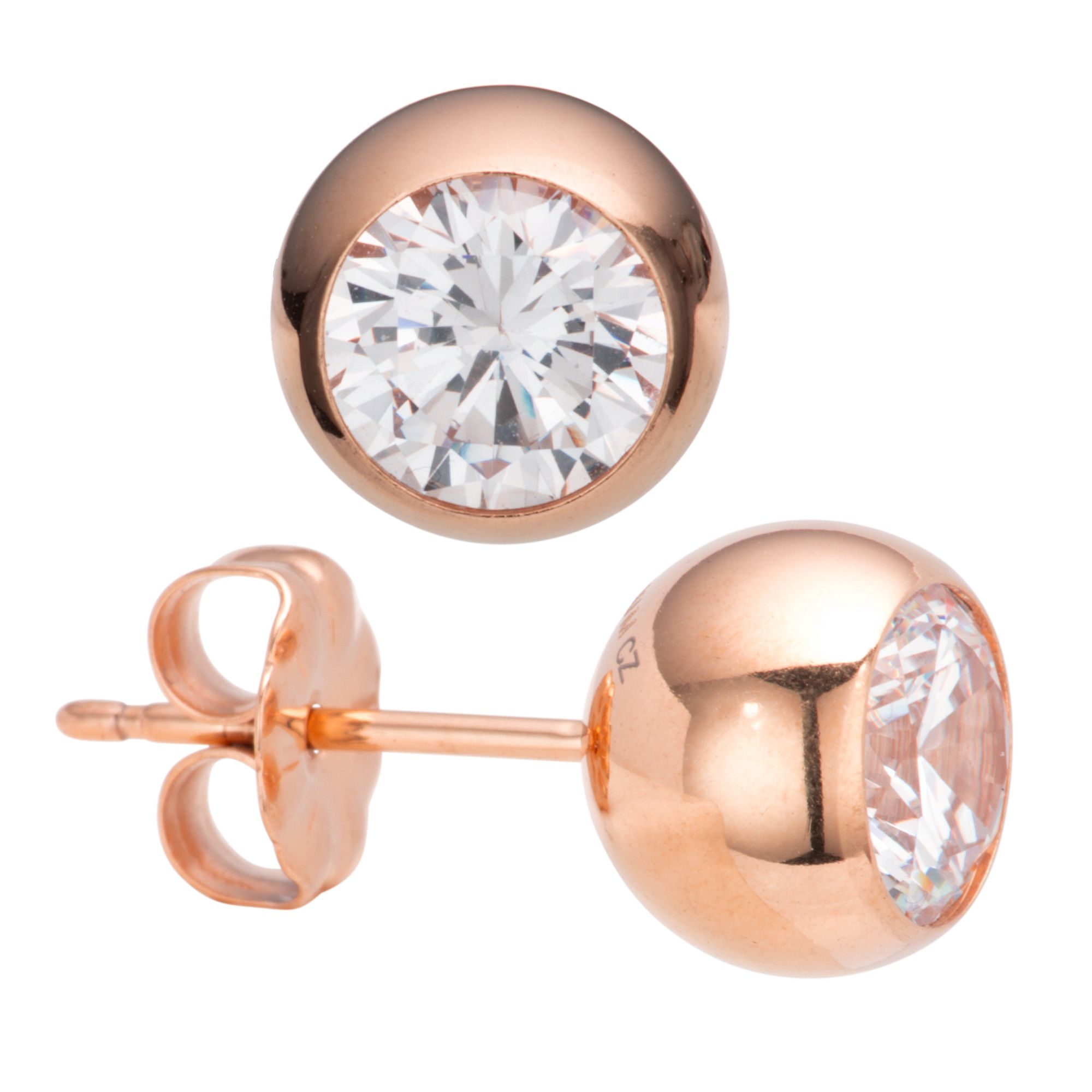 DIAMONIQUE® TITAN Ohrstecker = 1,80ct Brillantschliff