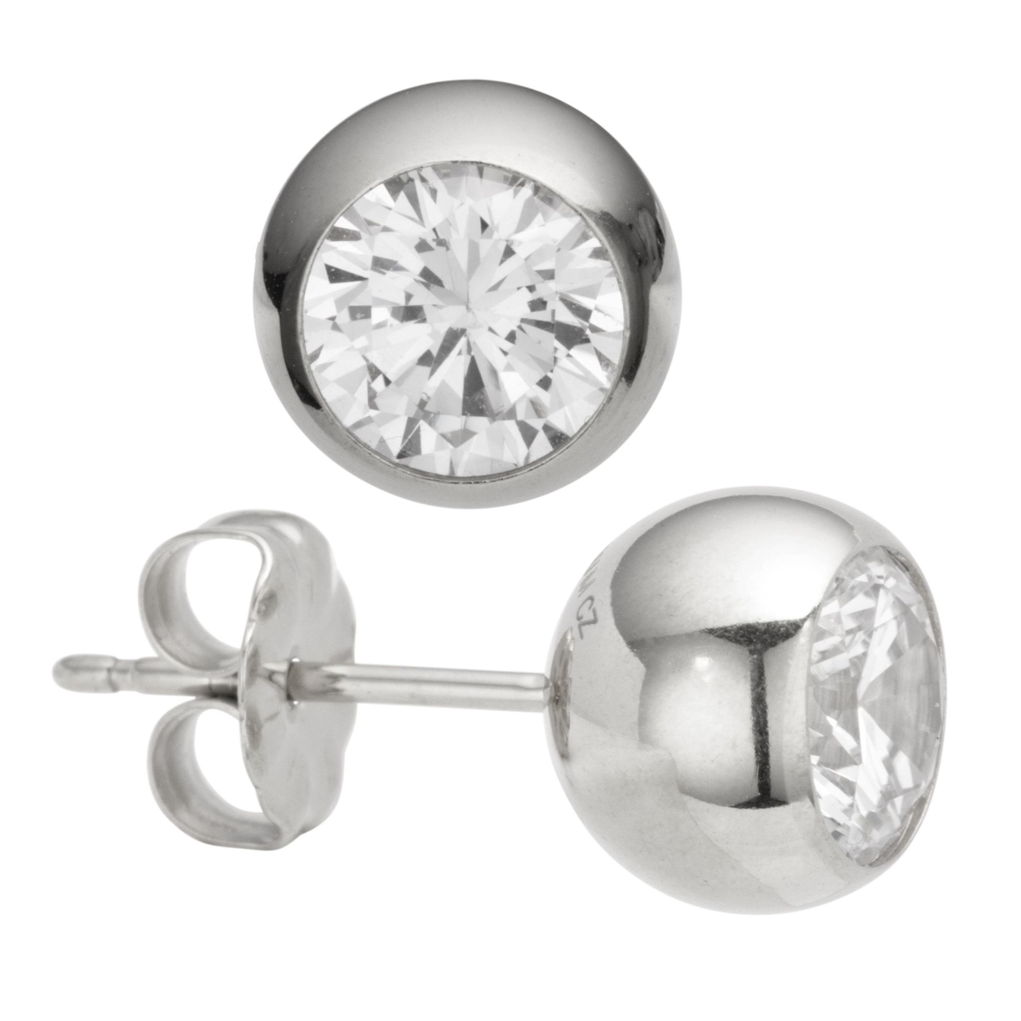DIAMONIQUE® TITAN Ohrstecker = 1,80ct Brillantschliff
