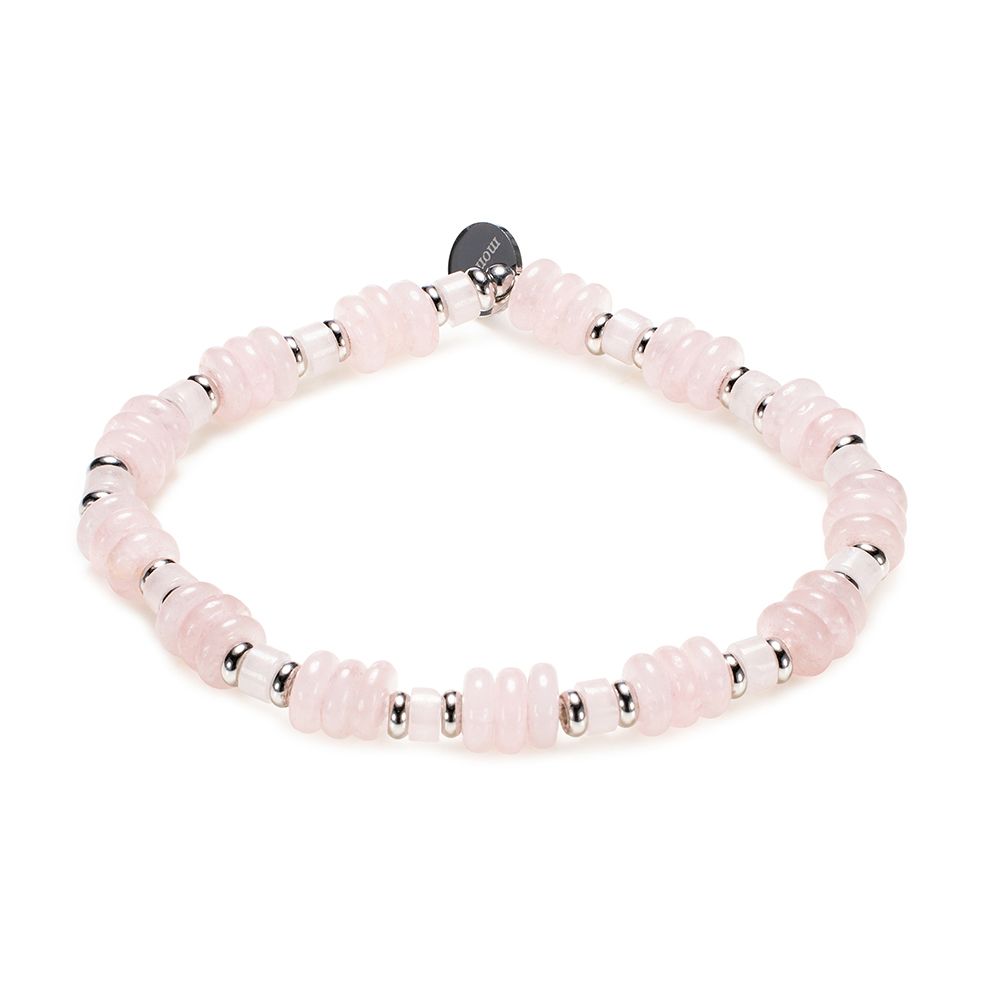 MONESSA Armband Edelsteine flexibel poliert