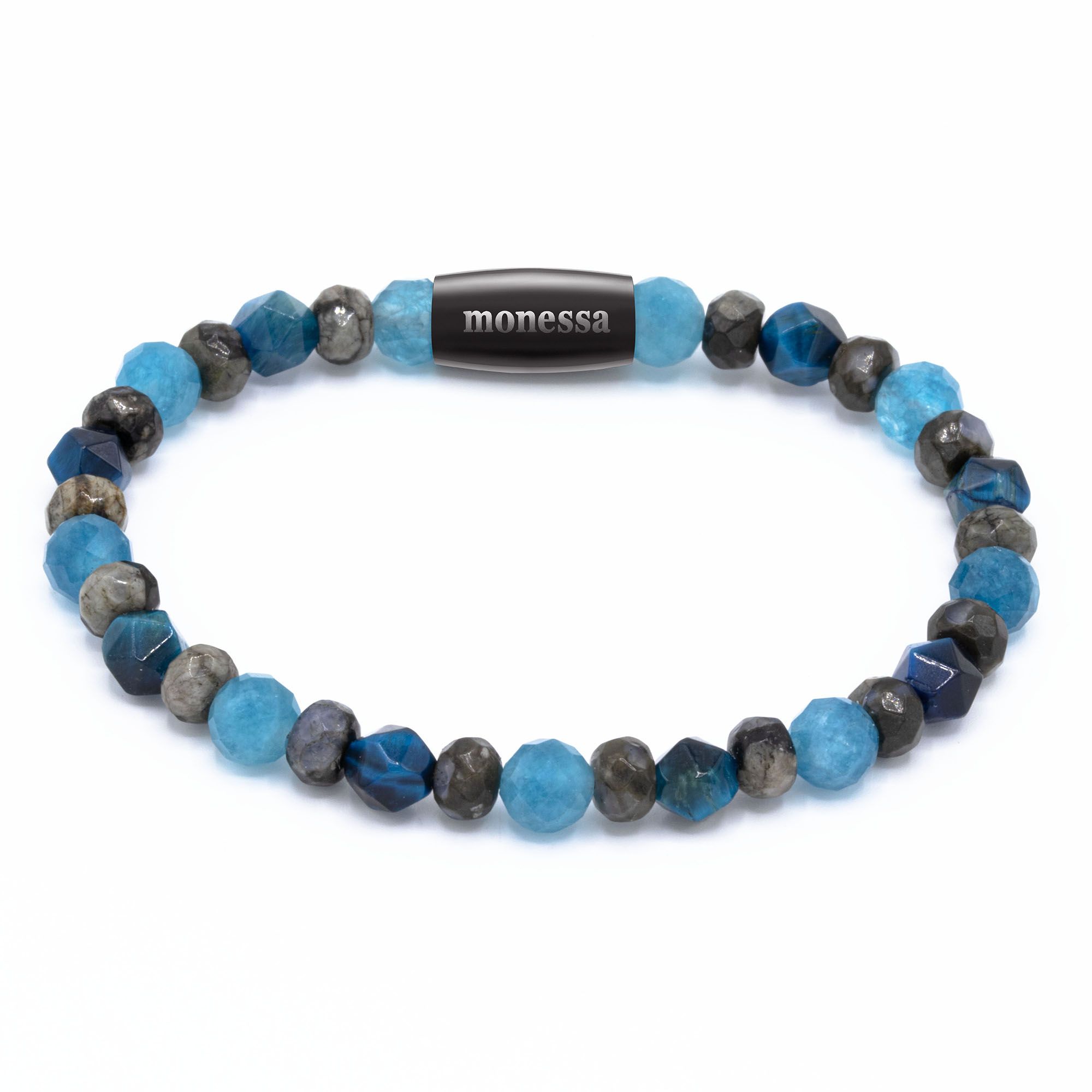 MONESSA Armband Edelsteine facettiert Magnetverschluss