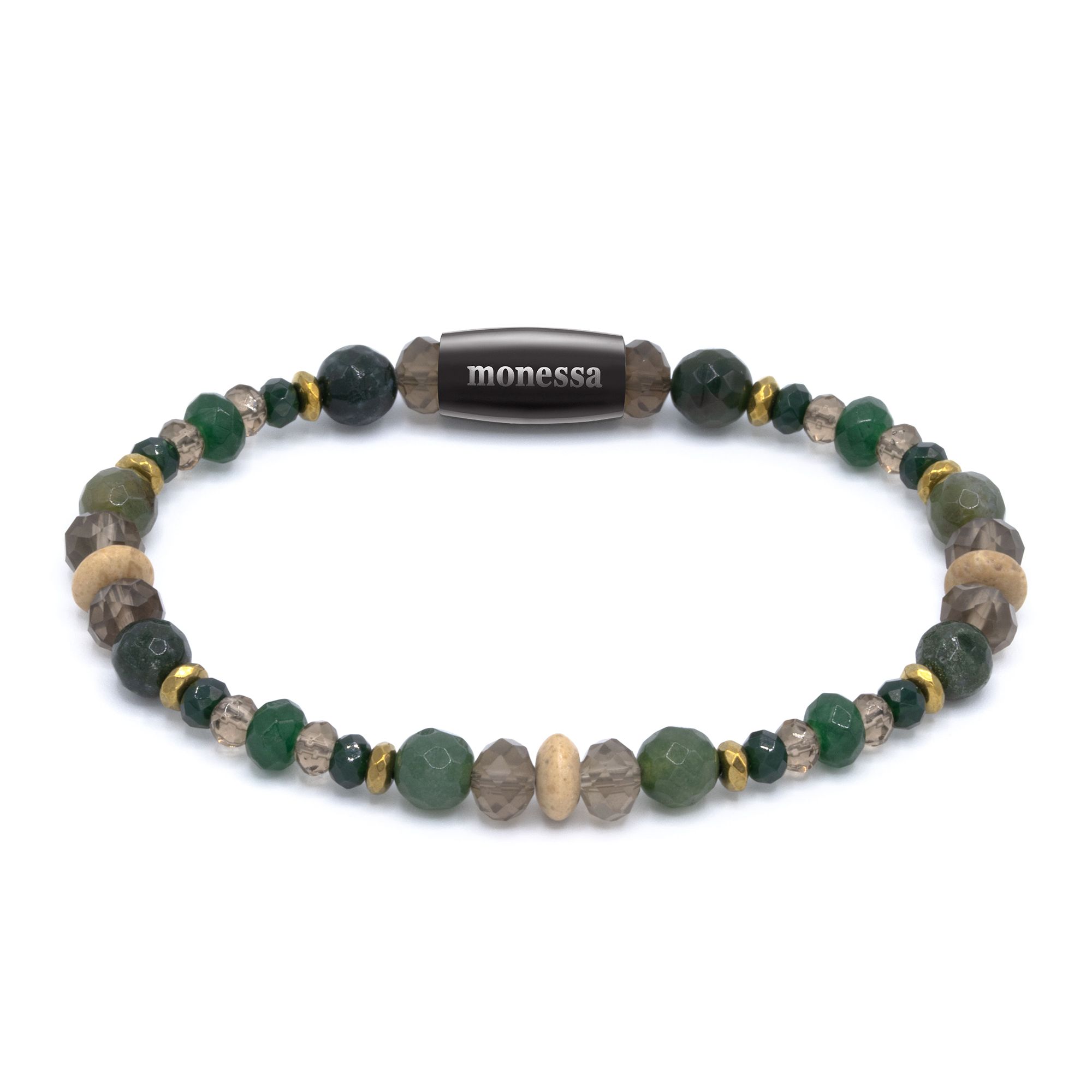 MONESSA Amband Edelsteine facettiert Magnetverschluss