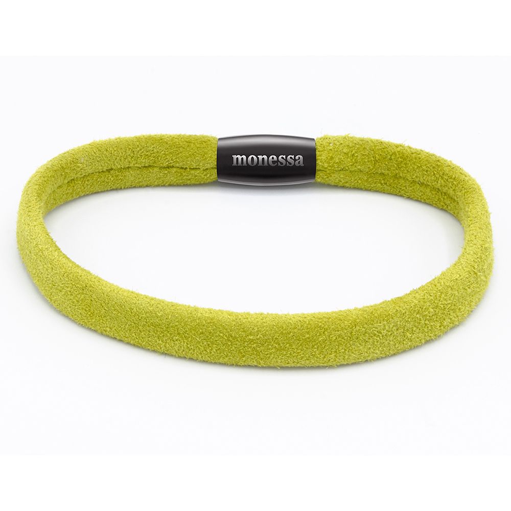 MONESSA Armband Wildleder innenliegender Naht Magnetverschluss