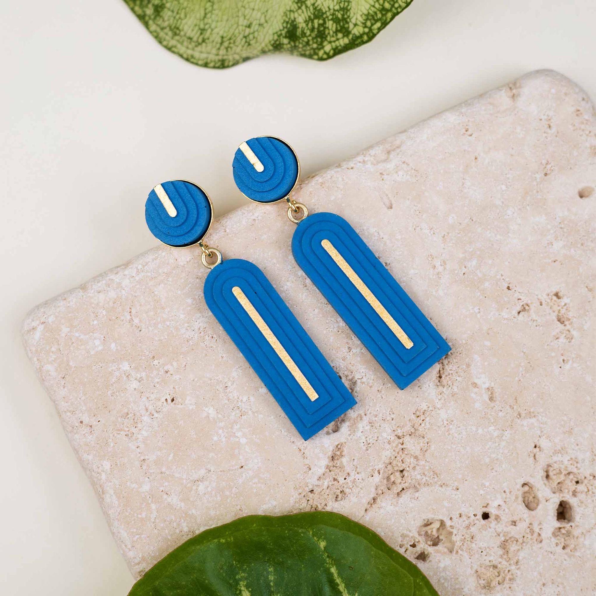 CONCRETE JUNGLE® Betonschmuck Ohrstecker AMAYA Silber 925 QVC.de