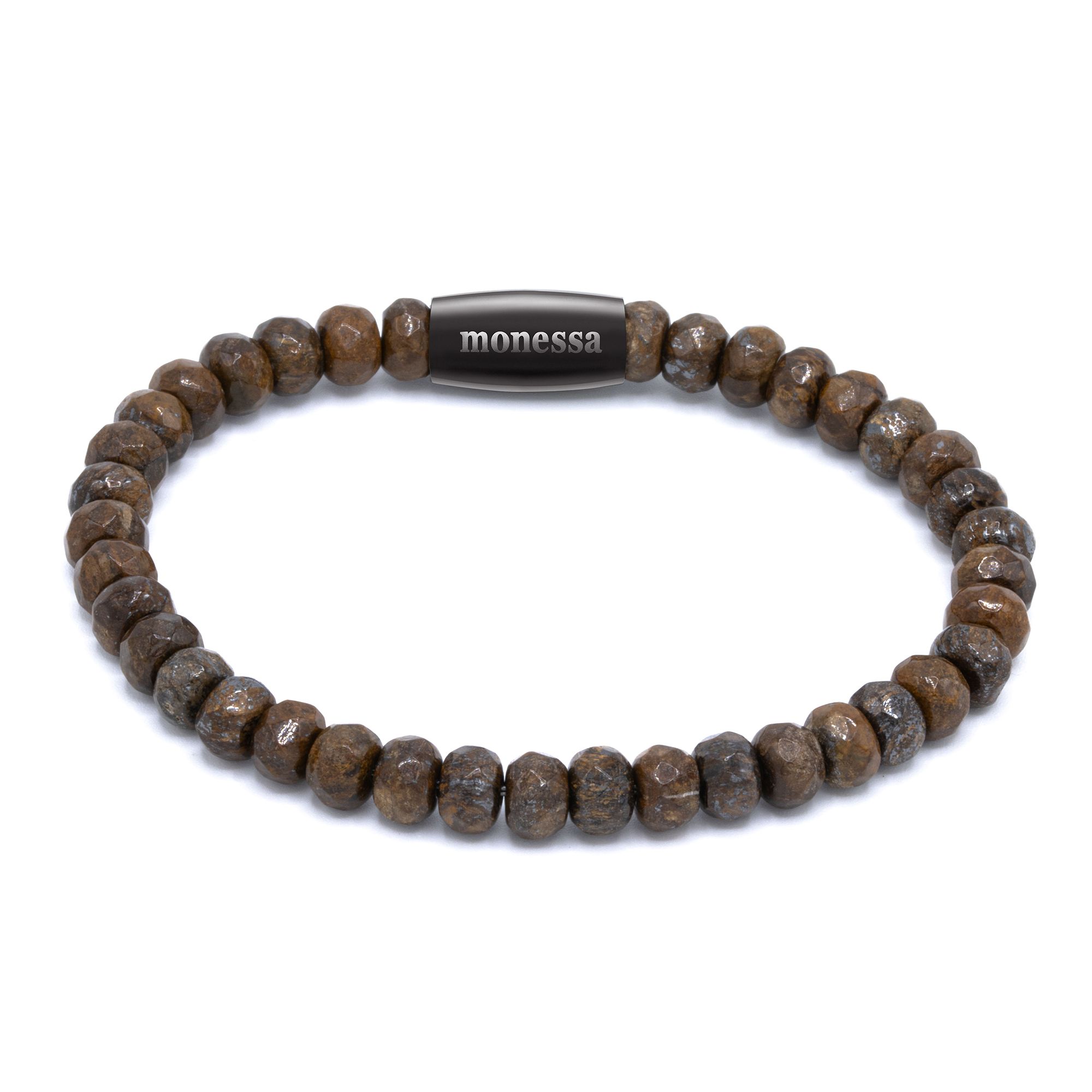 MONESSA Armband Edelsteine Nugget Magnetverschluss