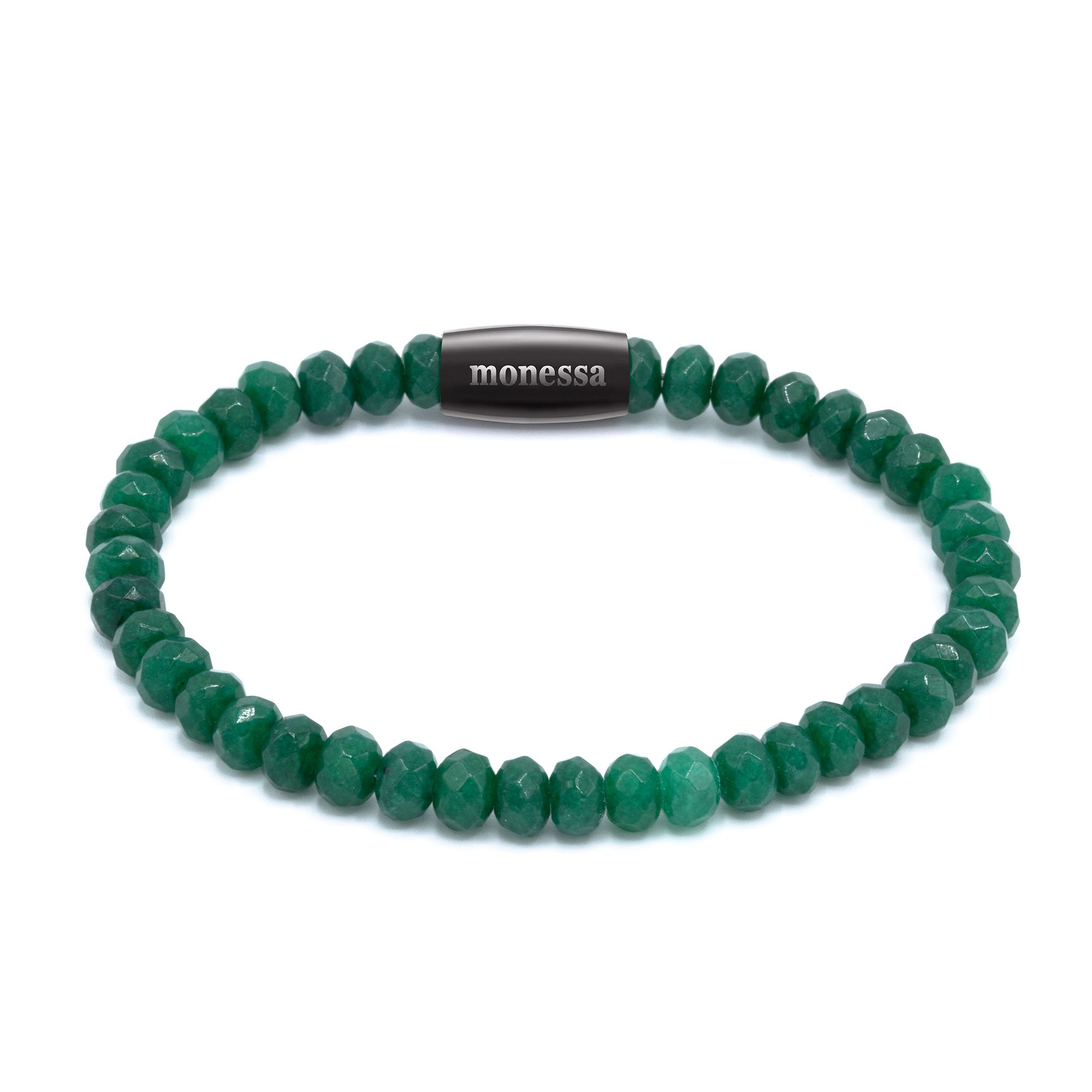 MONESSA Armband Edelsteine Nugget Magnetverschluss