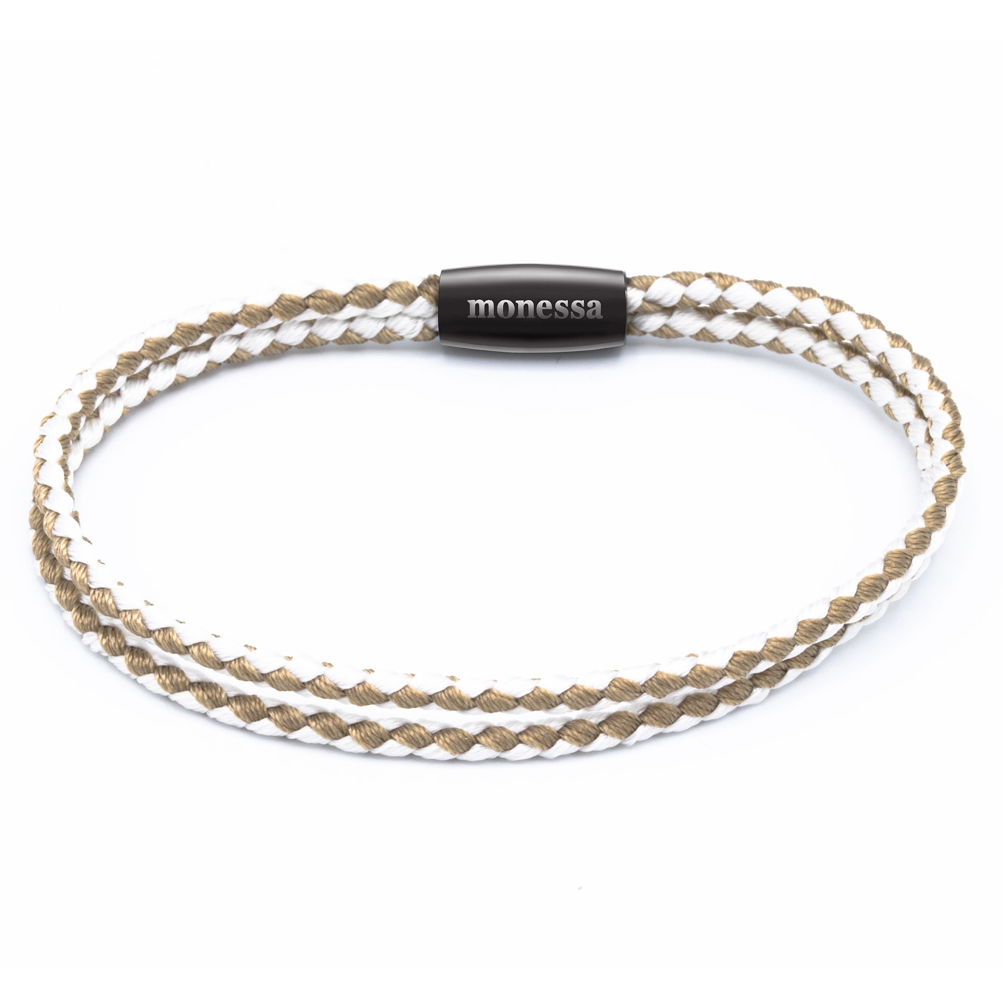 MONESSA Armband geflochten Magnetverschluss Nylon