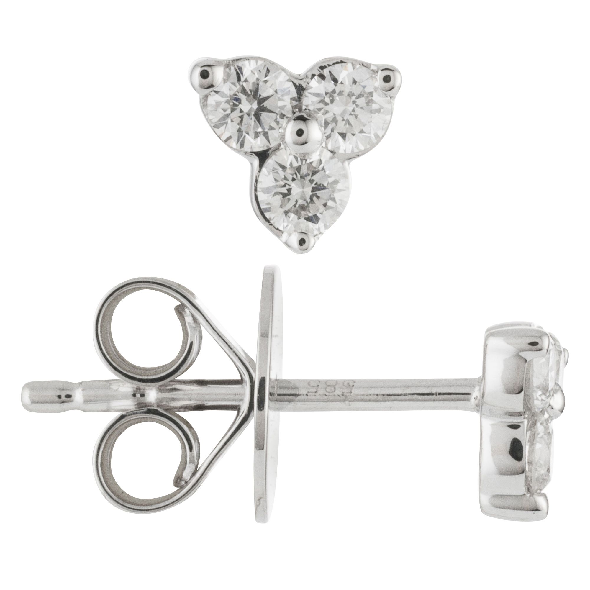 DIAMOUR Ohrstecker 6 Brillanten zus. ca. 0,30ct Gold 585