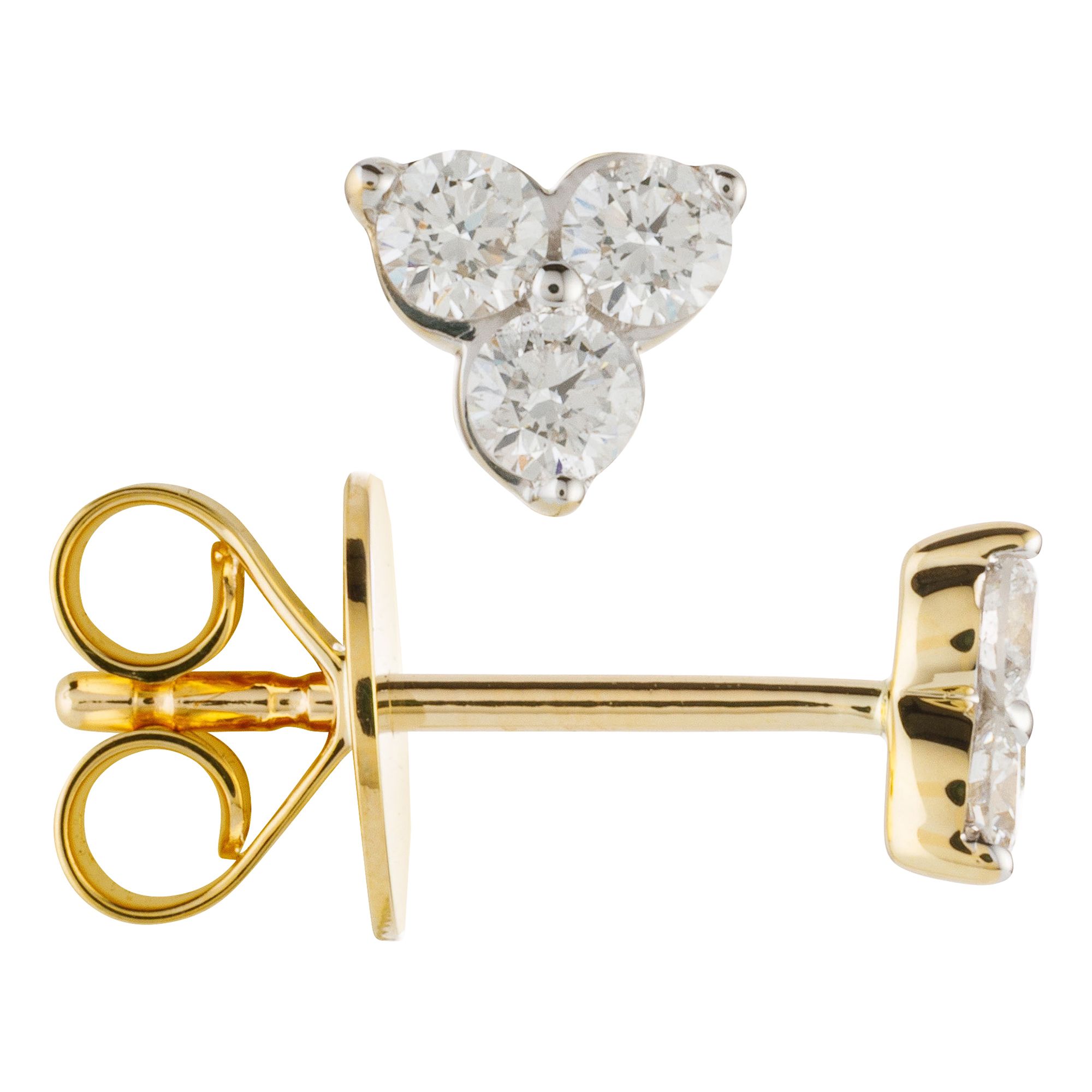 DIAMOUR Ohrstecker 6 Brillanten zus. ca. 0,30ct Gold 585