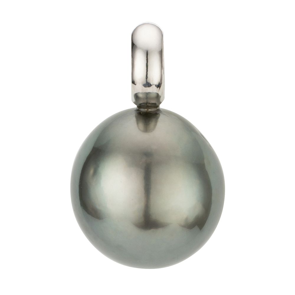 PERLEA Anhänger Tahitizucht- perle 13-15mm Silber rhodiniert