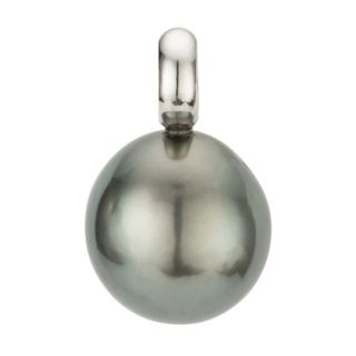 PERLEA Anhänger Tahitizucht- perle 13-15mm Silber rhodiniert