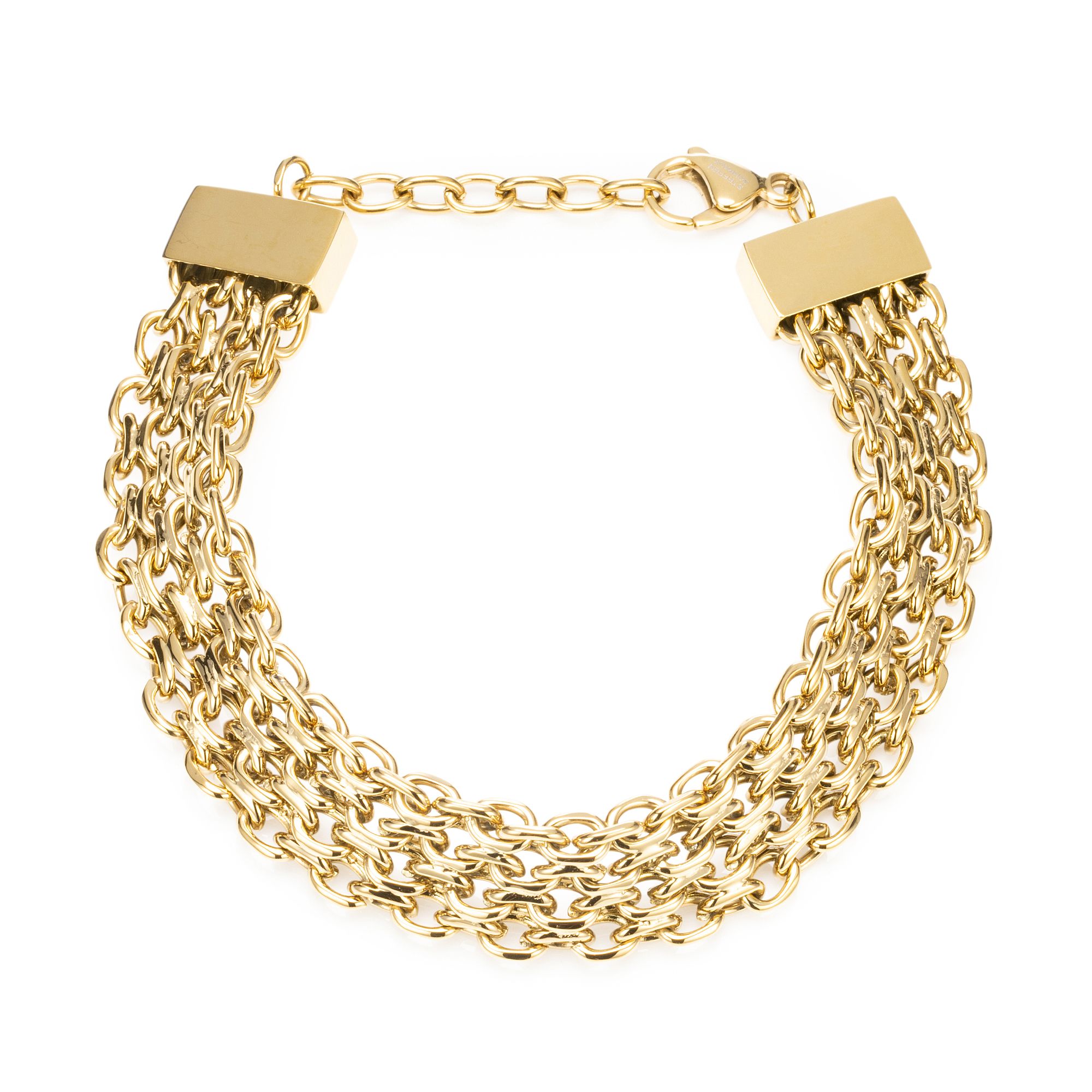 STEFFEN SCHRAUT Armband Länge ca. 18+3cm poliert Edelstahl