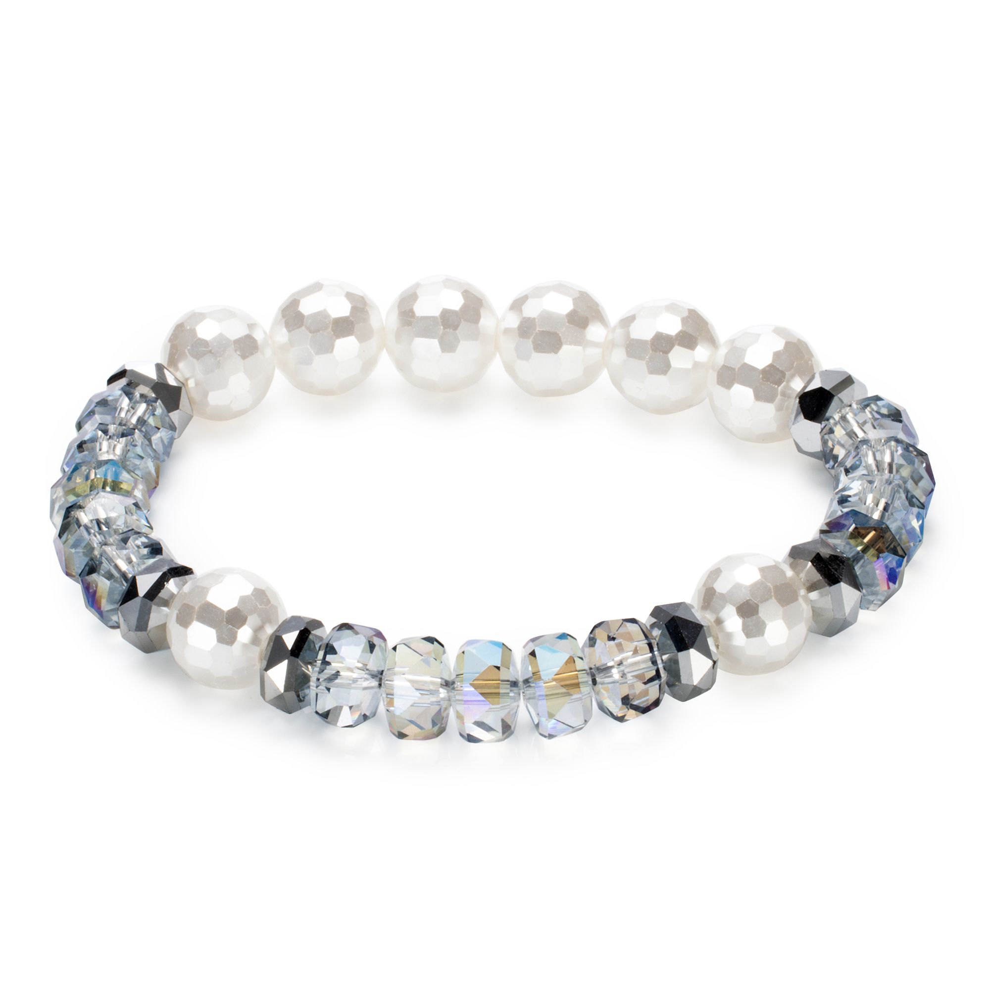 DINE 'N' Dance Armband Glasbeads flexibel Modeschmuck