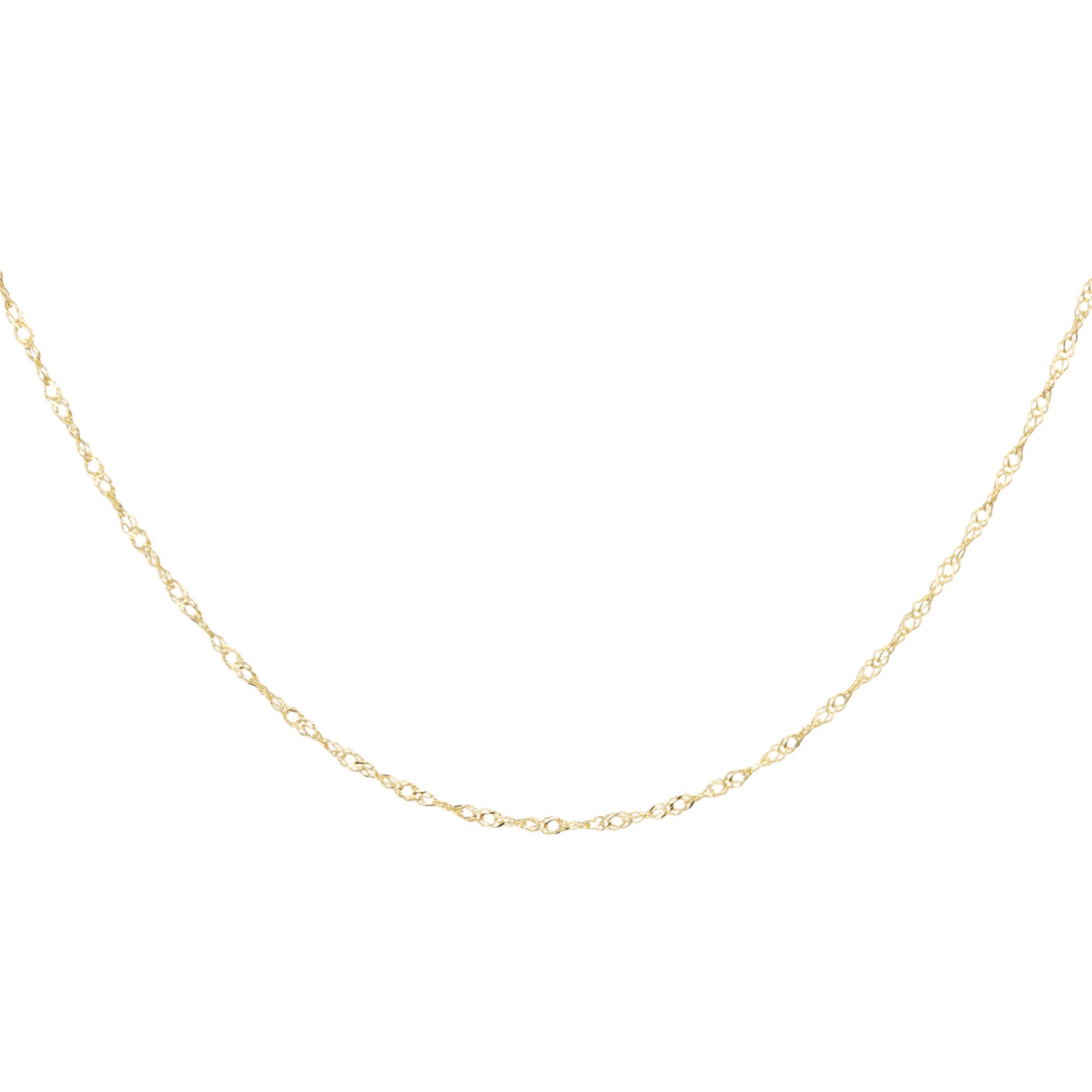 GOLDRAUSCH Kette Singapur poliert mind. 0,9g Gold 585