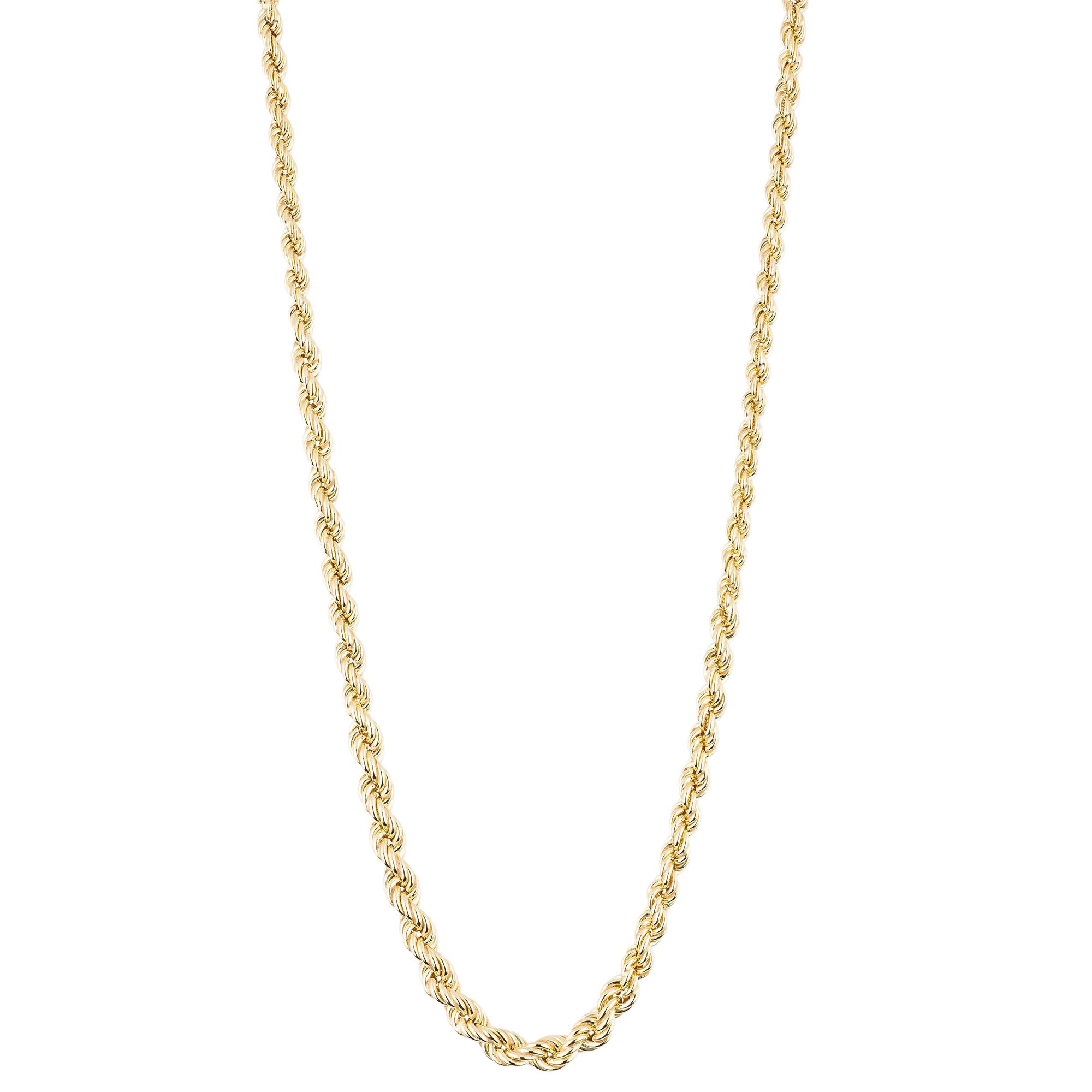 Kordelkette Länge ca. 45+5cm 4,2-6,4mm poliert Silber 925