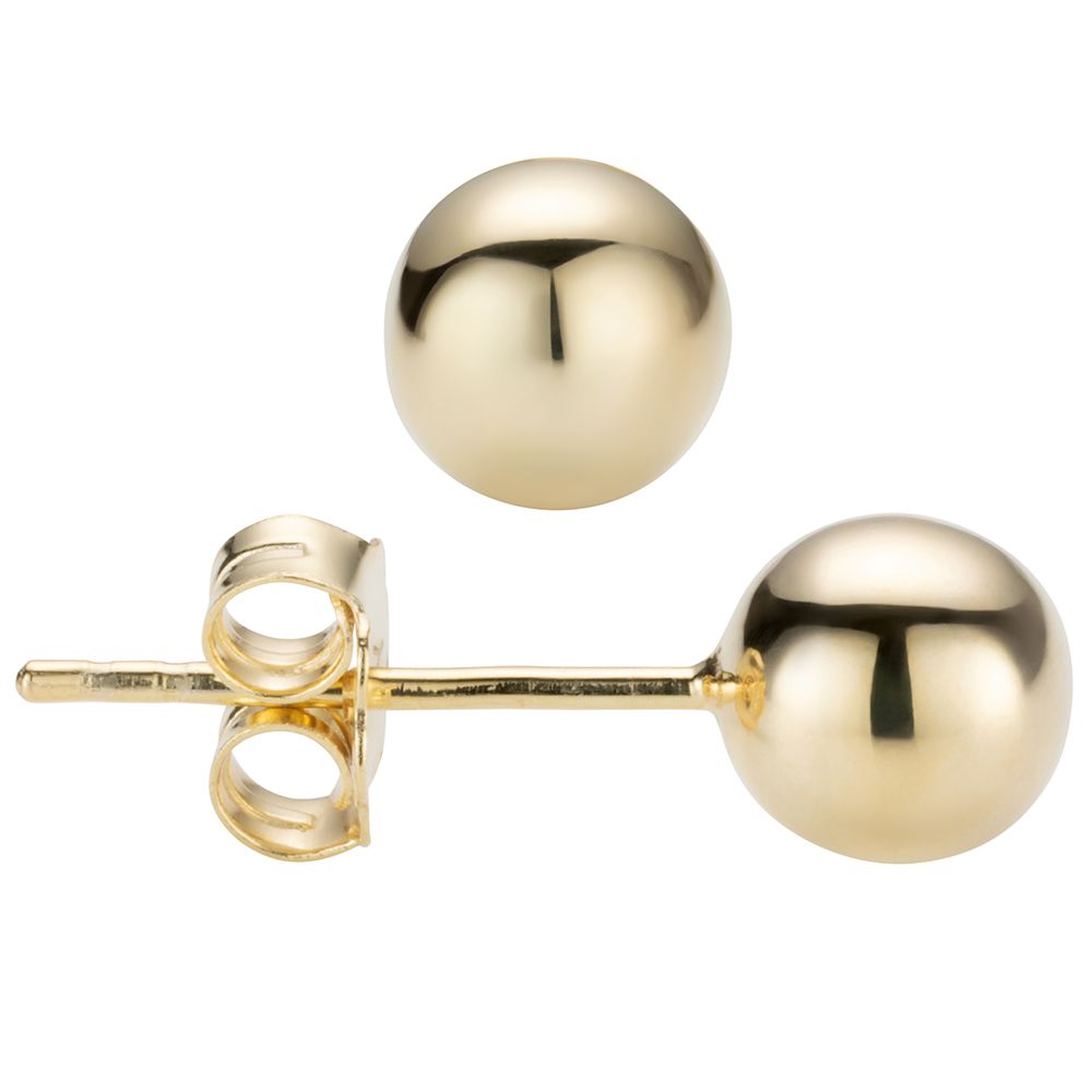 Kugel-Ohrstecker 6mm mind. 0,72g Silber 925