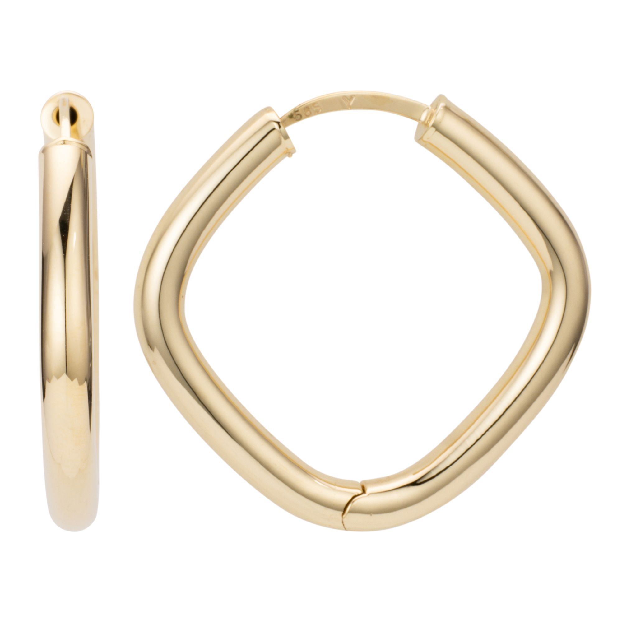 GOLDRAUSCH Creolen poliert mind. 2,3g Gold 585