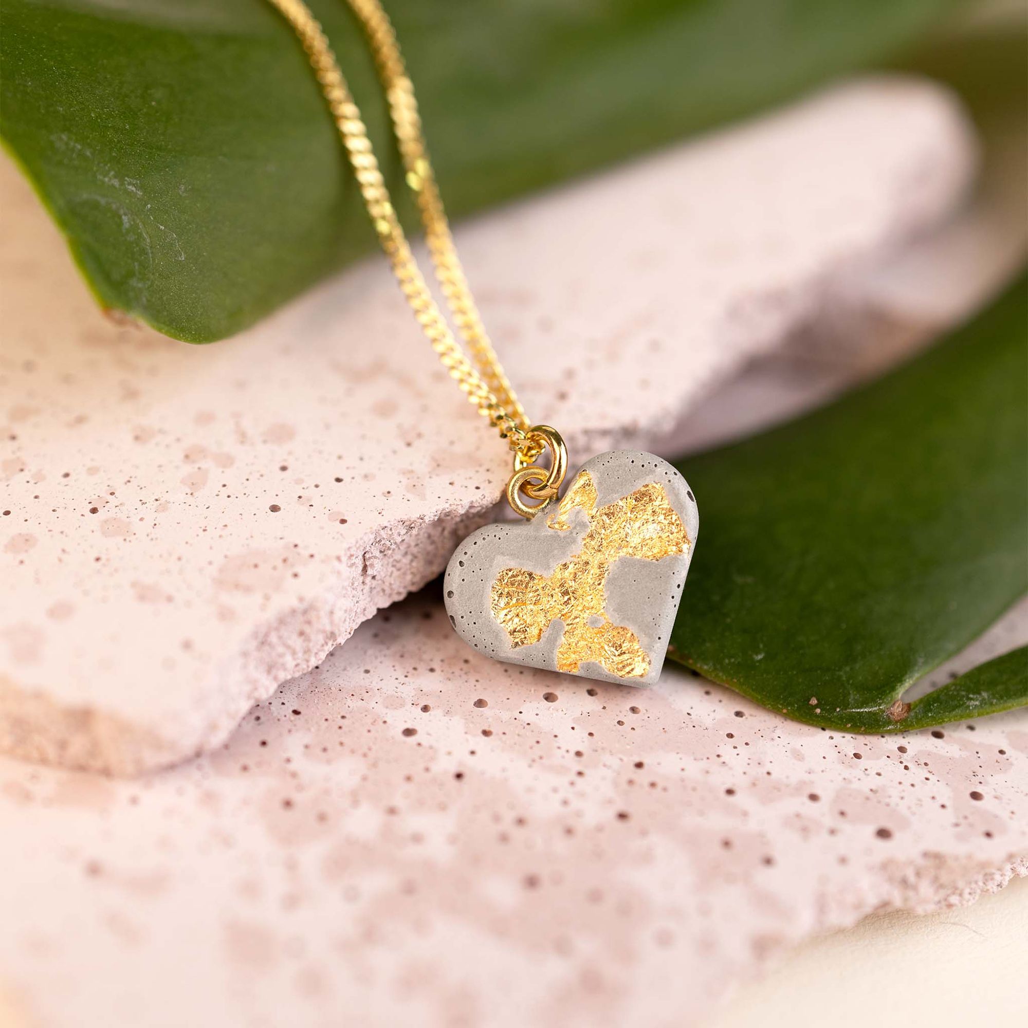 CONCRETE JUNGLE® Betonschmuck Kette Jasmina Mini Silber 925 QVC.de