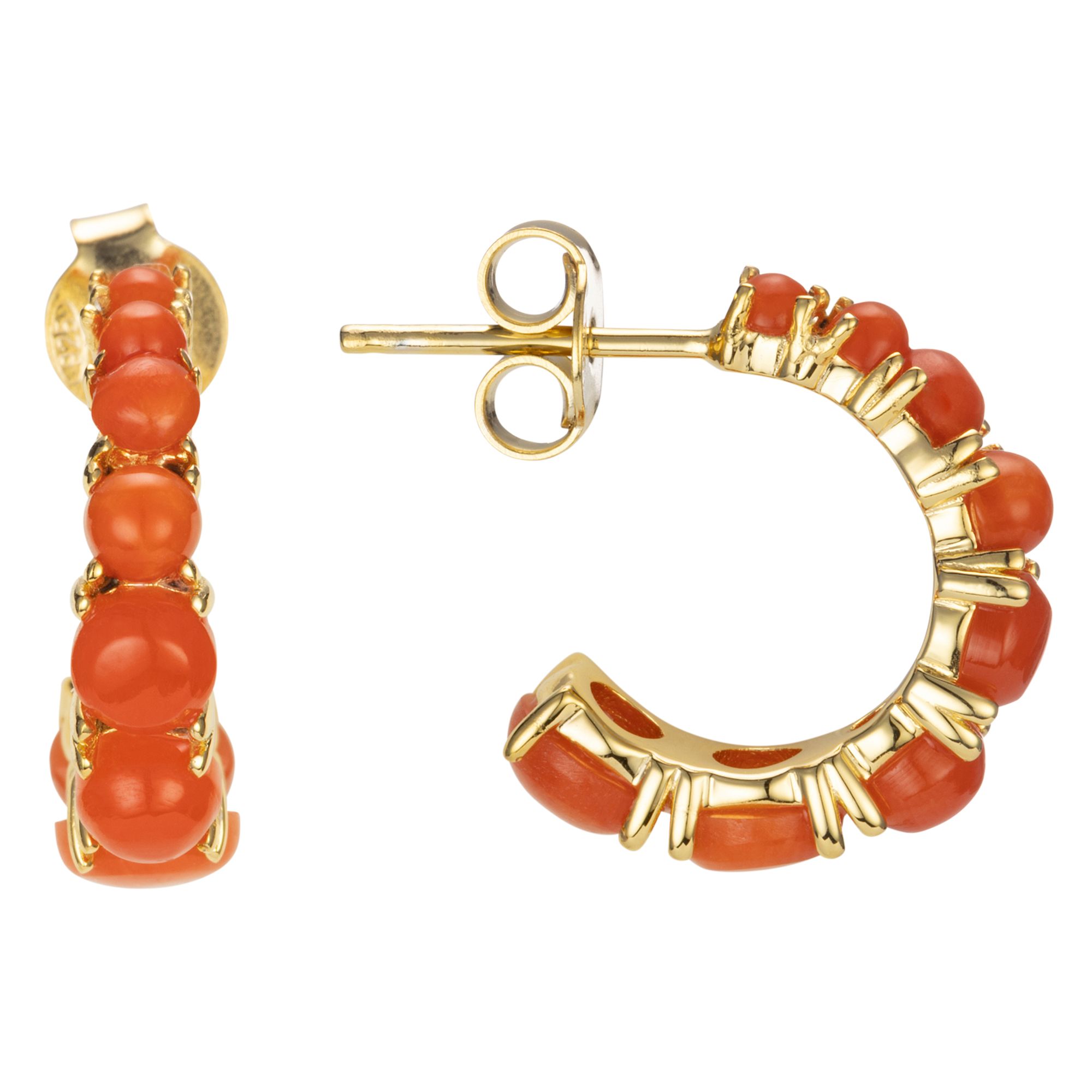 THOMAS & SOHN Edelsteine Creolen mind. 2,76ct Silber 925