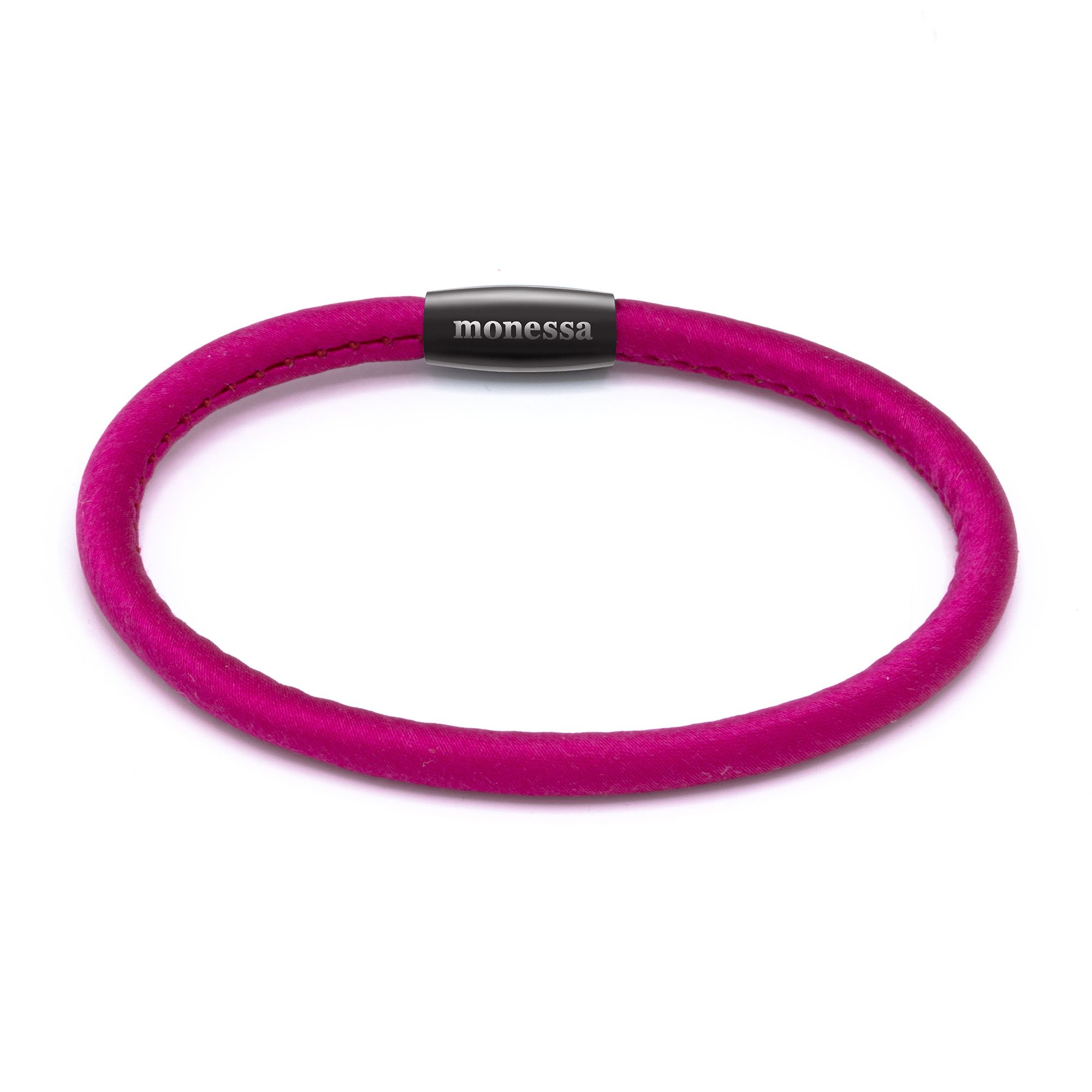 MONESSA Armband Seide 1-Strang Magnetverschluss