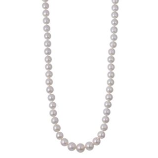 PERLEA Collier Süßwasserzucht- perlen 10-13mm Silber rhodiniert