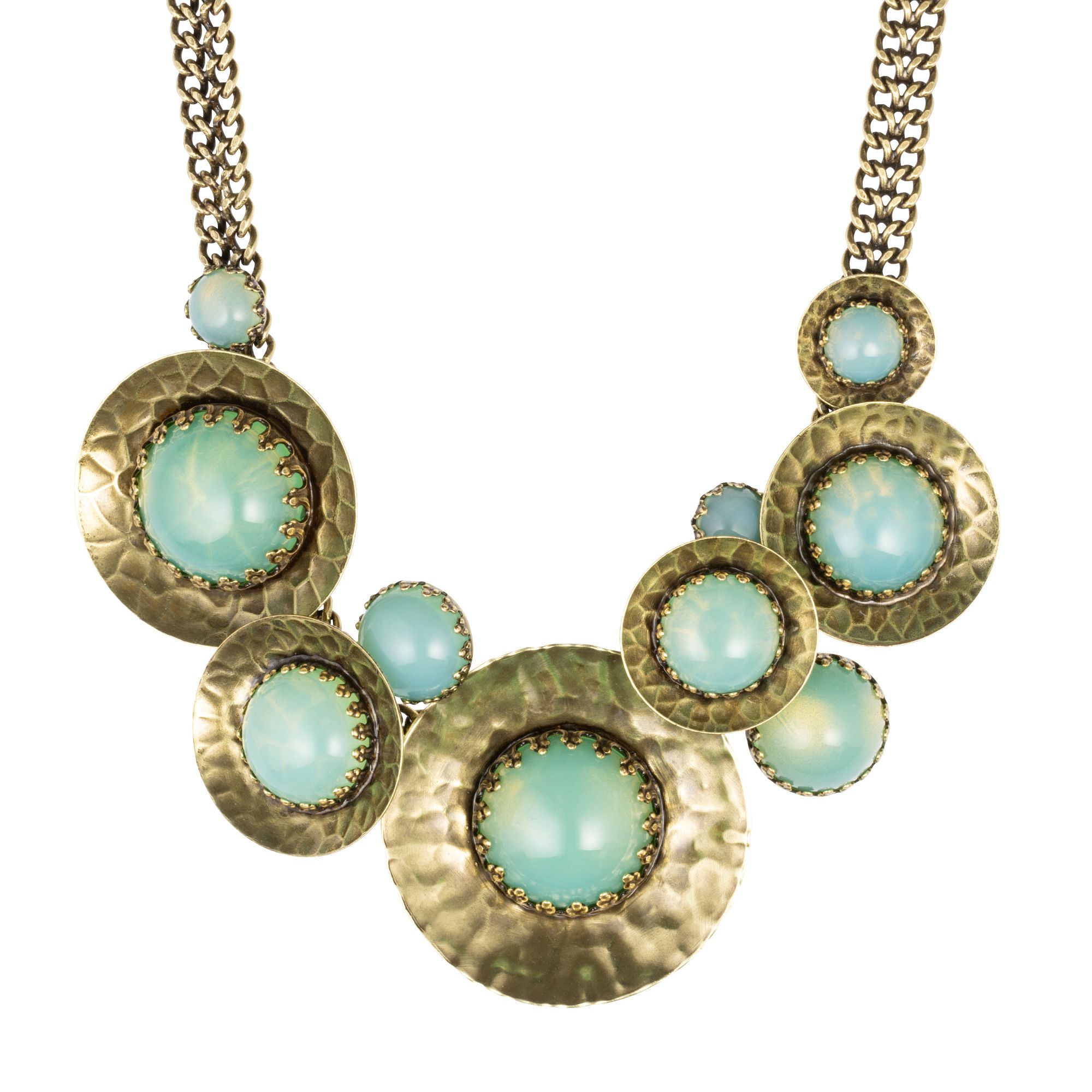 KONPLOTT Collier Länge 38-50cm Honey Drops in Space Modeschmuck