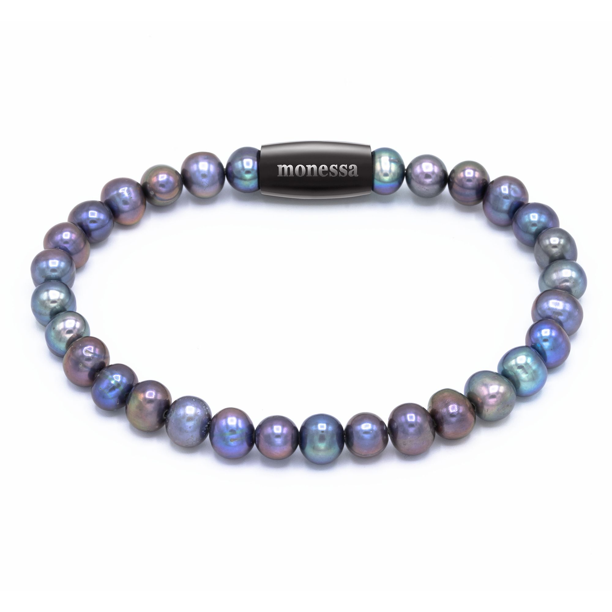 MONESSA Armband Süßwasserzucht- perlen 5-7mm Magnetverschluss