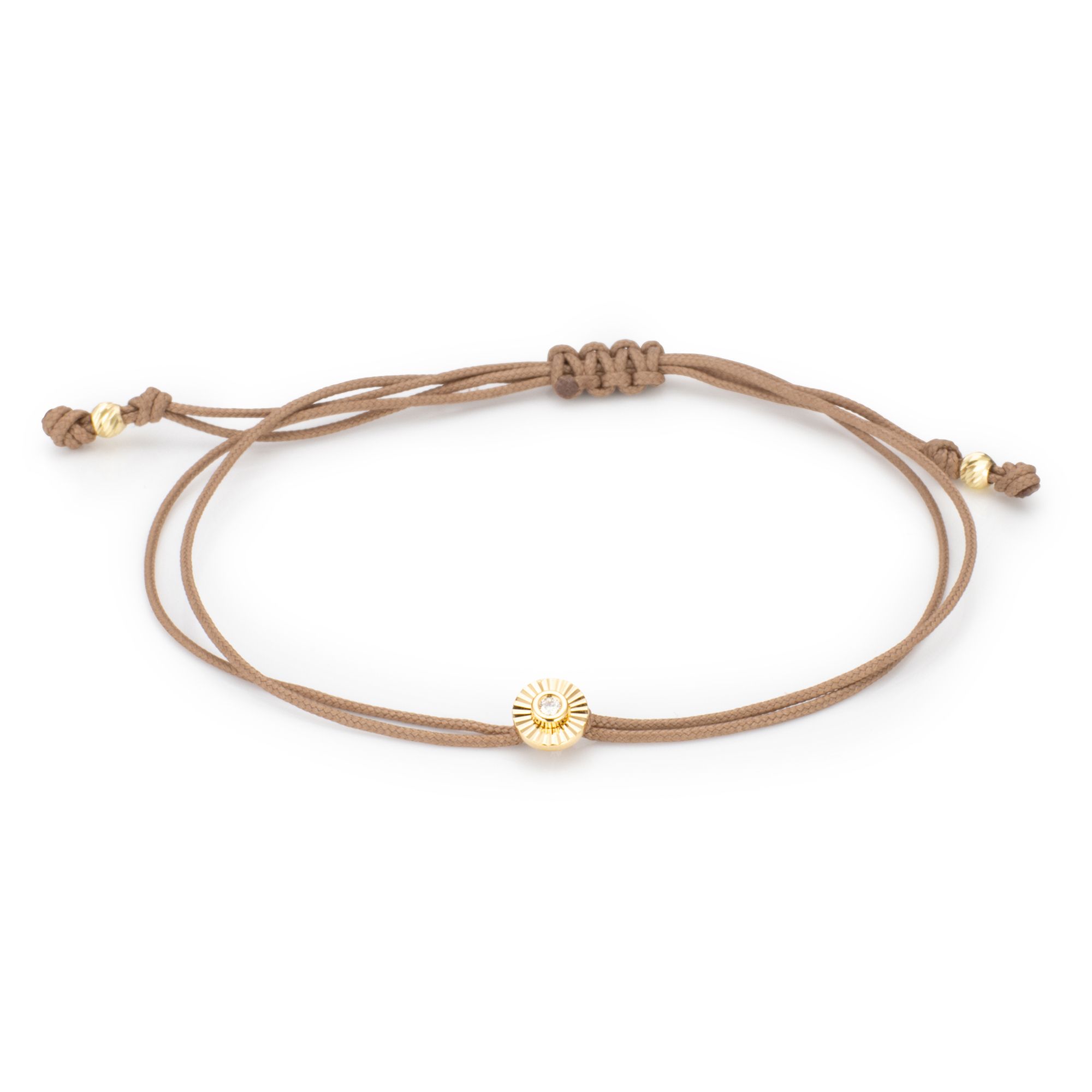 DIAMOUR Armband 1 Brillant ca. 0,02ct Gold 375