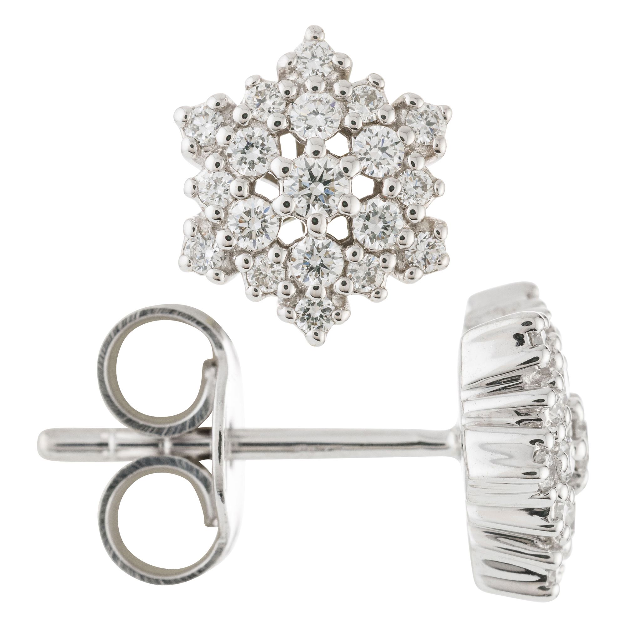 DIAMOUR Ohrstecker 38 Brillanten zus. ca. 0,30ct Gold 375