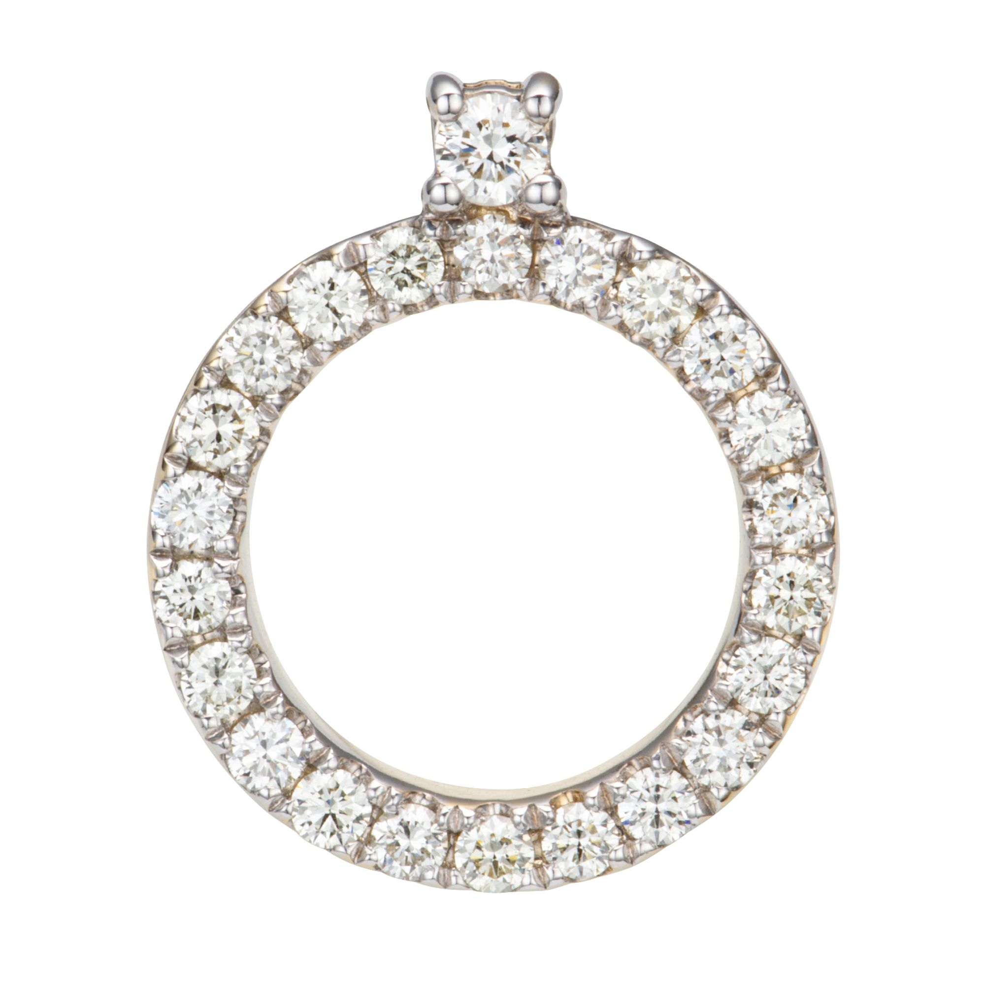 DIAMOUR Anhänger 23 Brillanten zus. ca. 0,50ct Gold 585