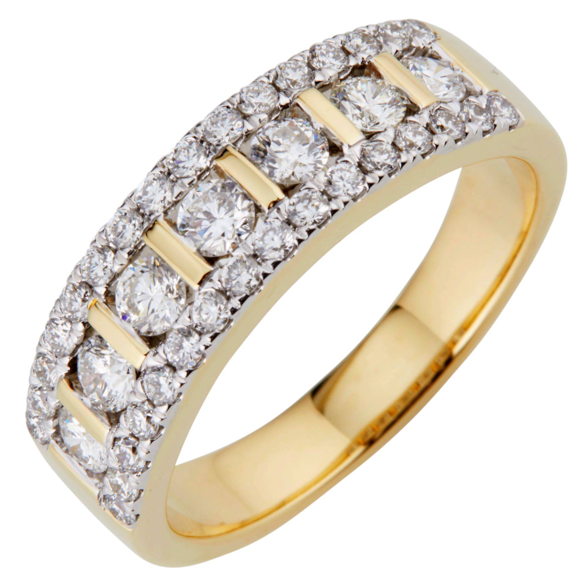CANADIAN DIAMONDS Ring 39 Brillanten zus. ca.1,00ct Gold 750 QVC.de