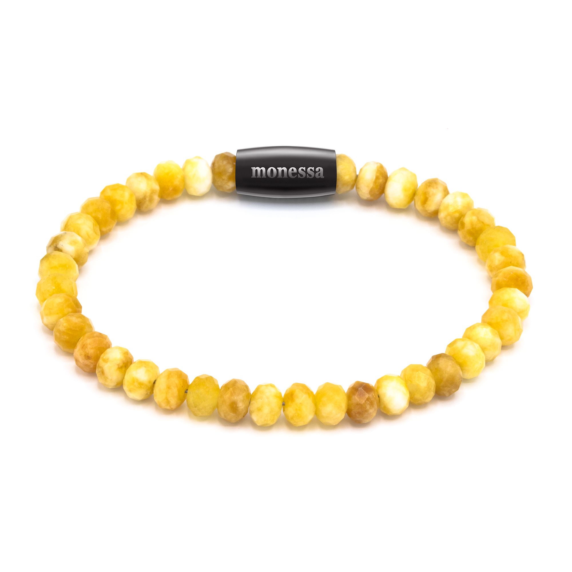 MONESSA Armband Edelsteine Nugget Magnetverschluss