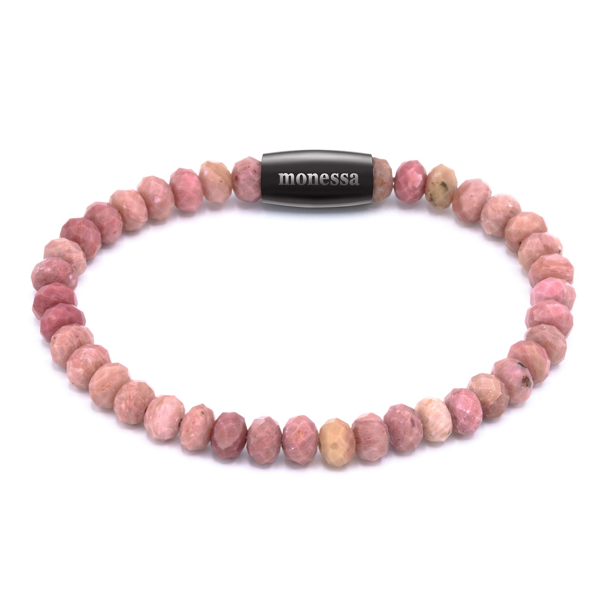 MONESSA Armband Edelsteine Nugget Magnetverschluss