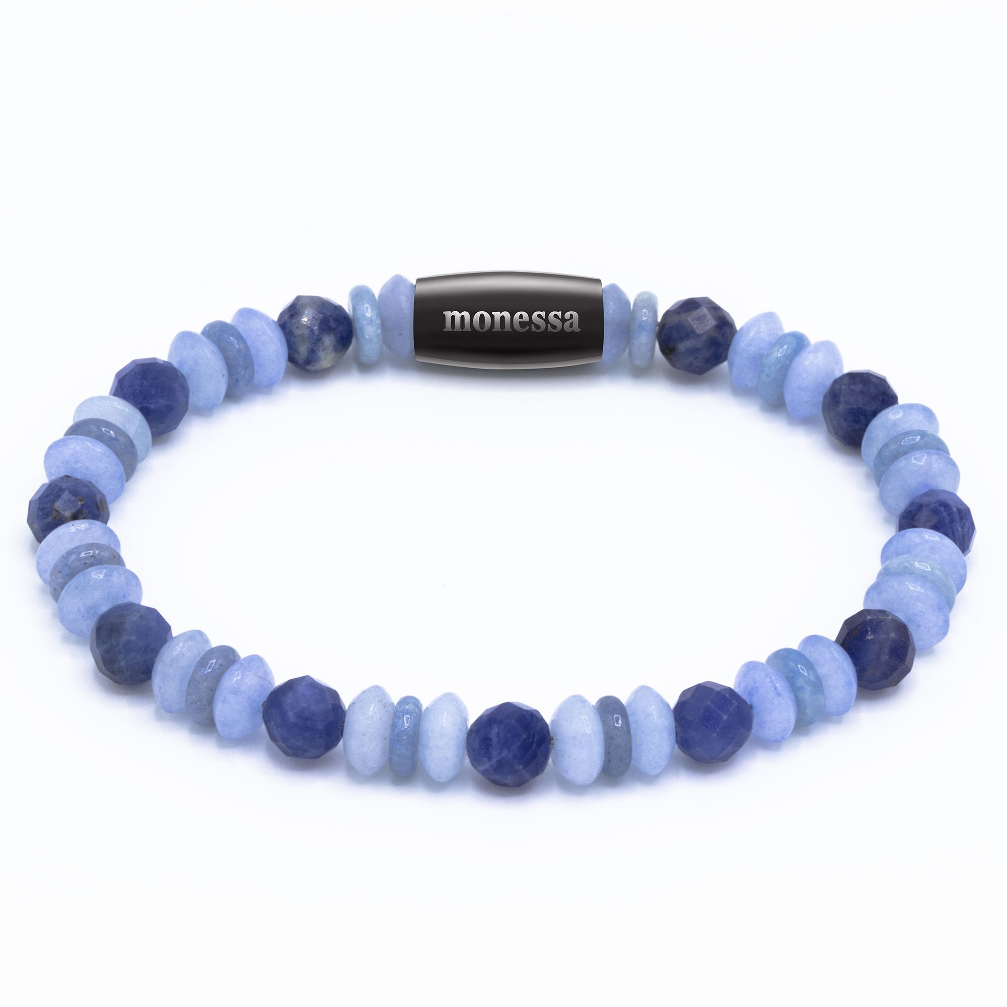 MONESSA Armband Edelsteine facettiert Magnetverschluss