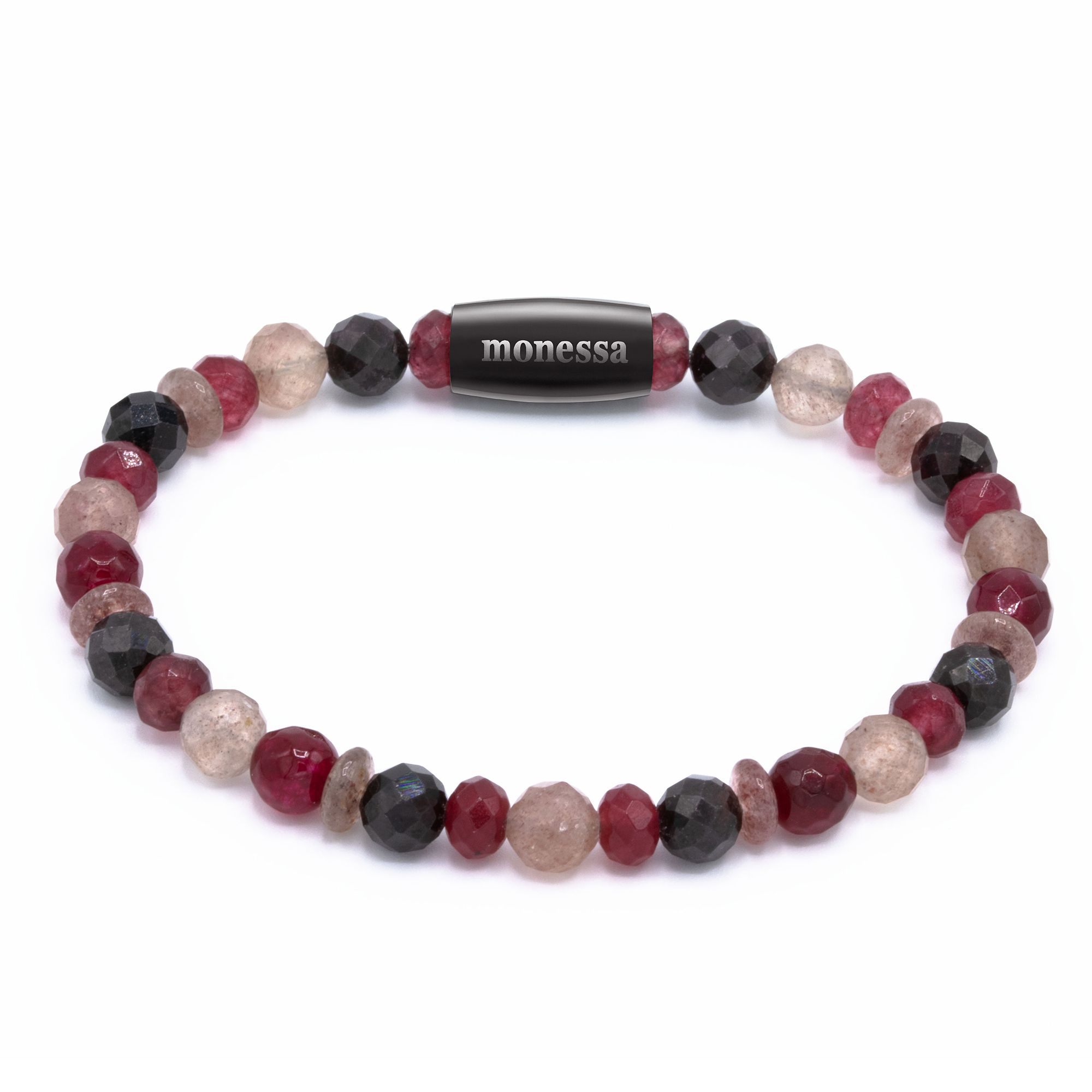 MONESSA Armband Edelsteine facettiert Magnetverschluss