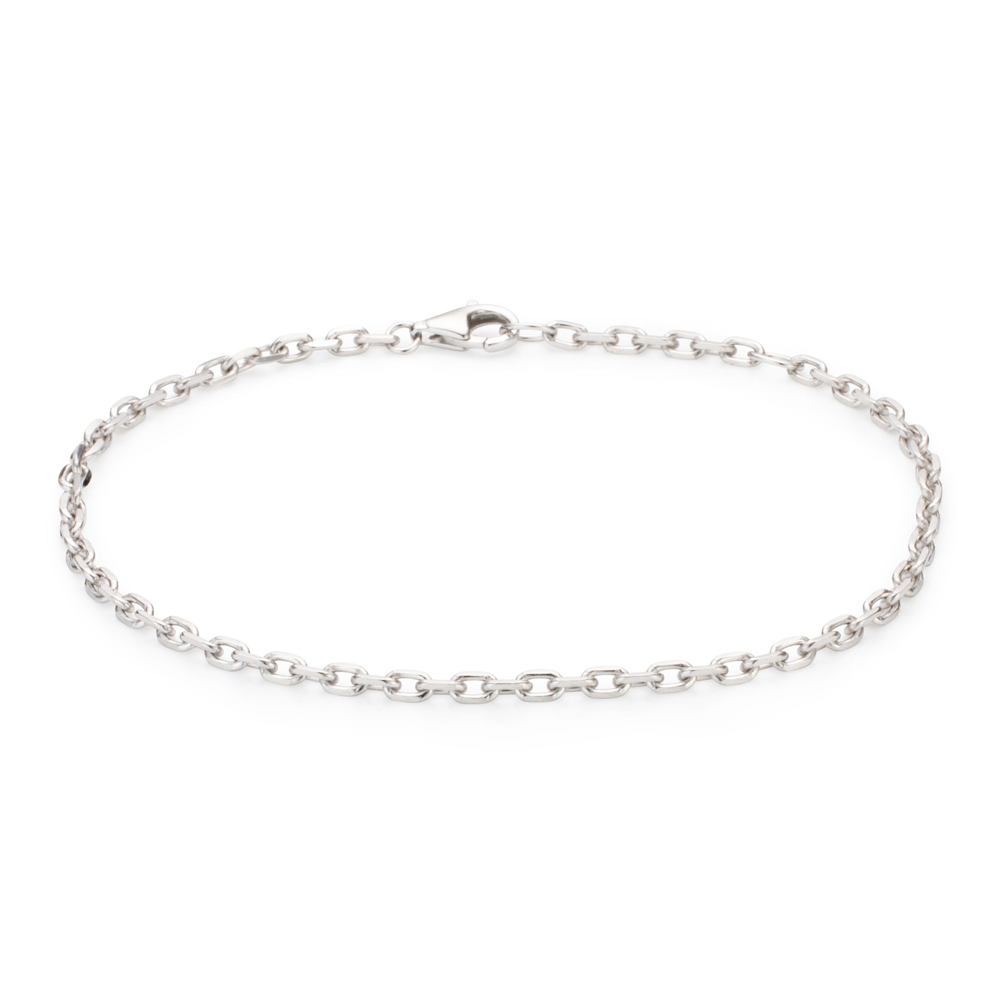 PLATINITY Armband poliert, 18+20cm mind. 5,0g Platin 950