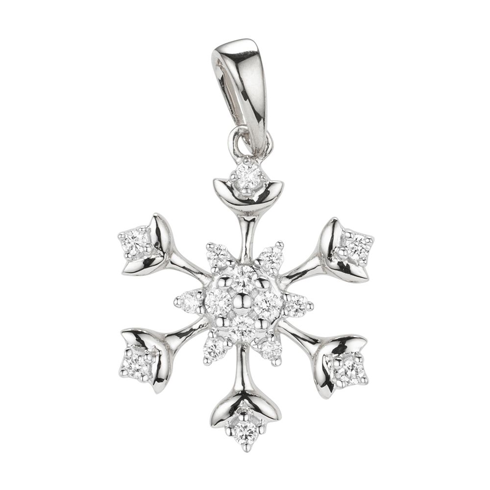 CANADIAN DIAMONDS Anhänger 16 Brillanten zus. ca. 0,10ct Gold 585