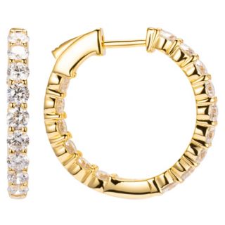 THOMAS & SOHN Lab Grown Brillanten min.3,00ct Creolen Palladio vergoldet
